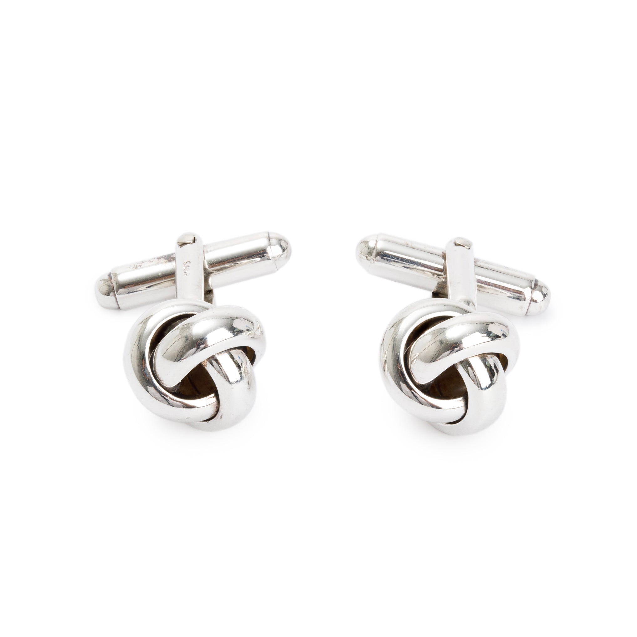 Birks Sterling Silver Knot Cufflinks