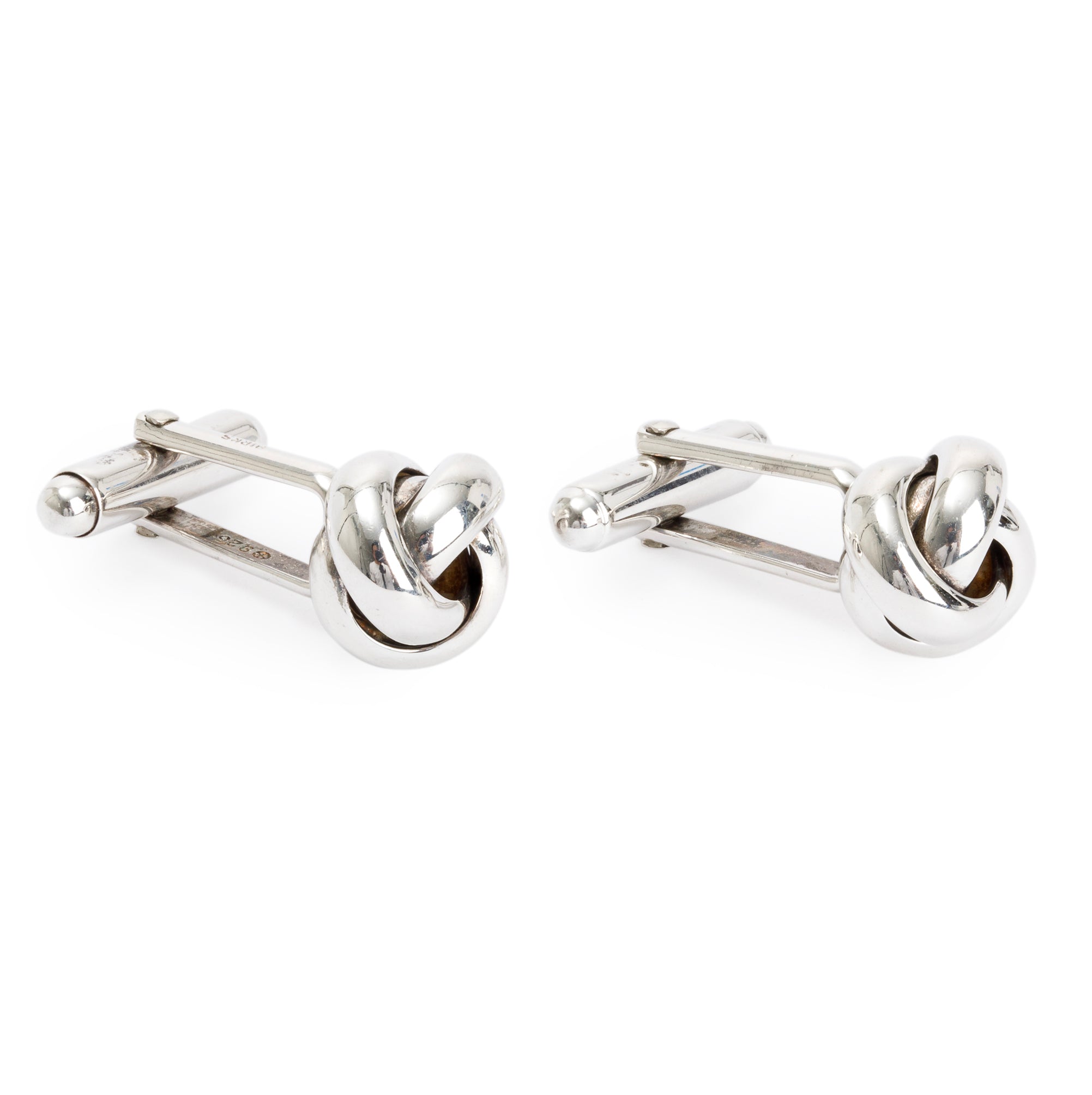Birks Sterling Silver Knot Cufflinks