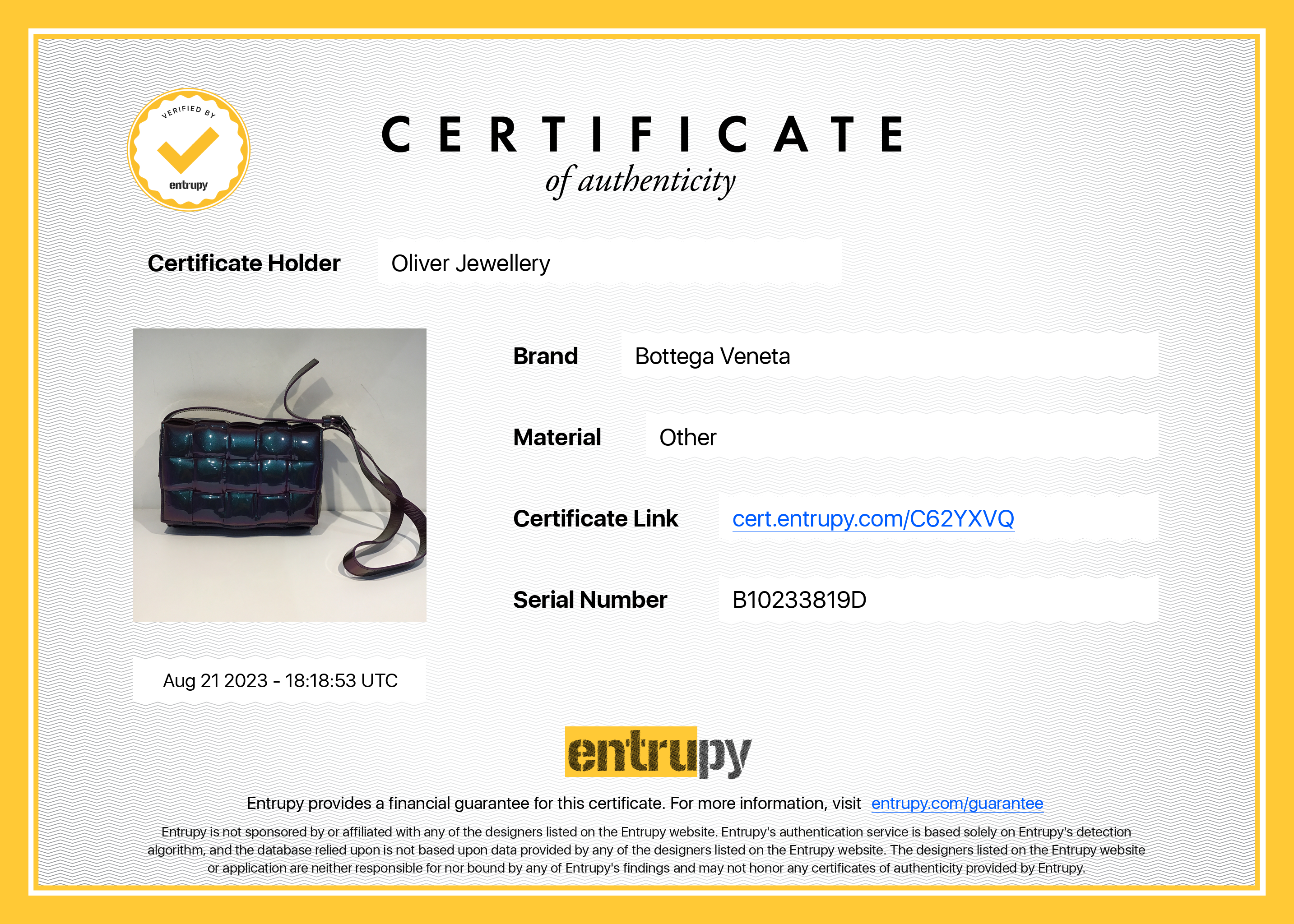 Bottega Veneta 2023 Holographic Glossy Nail Polish Nappa Intrecciato Padded Cassette Bag