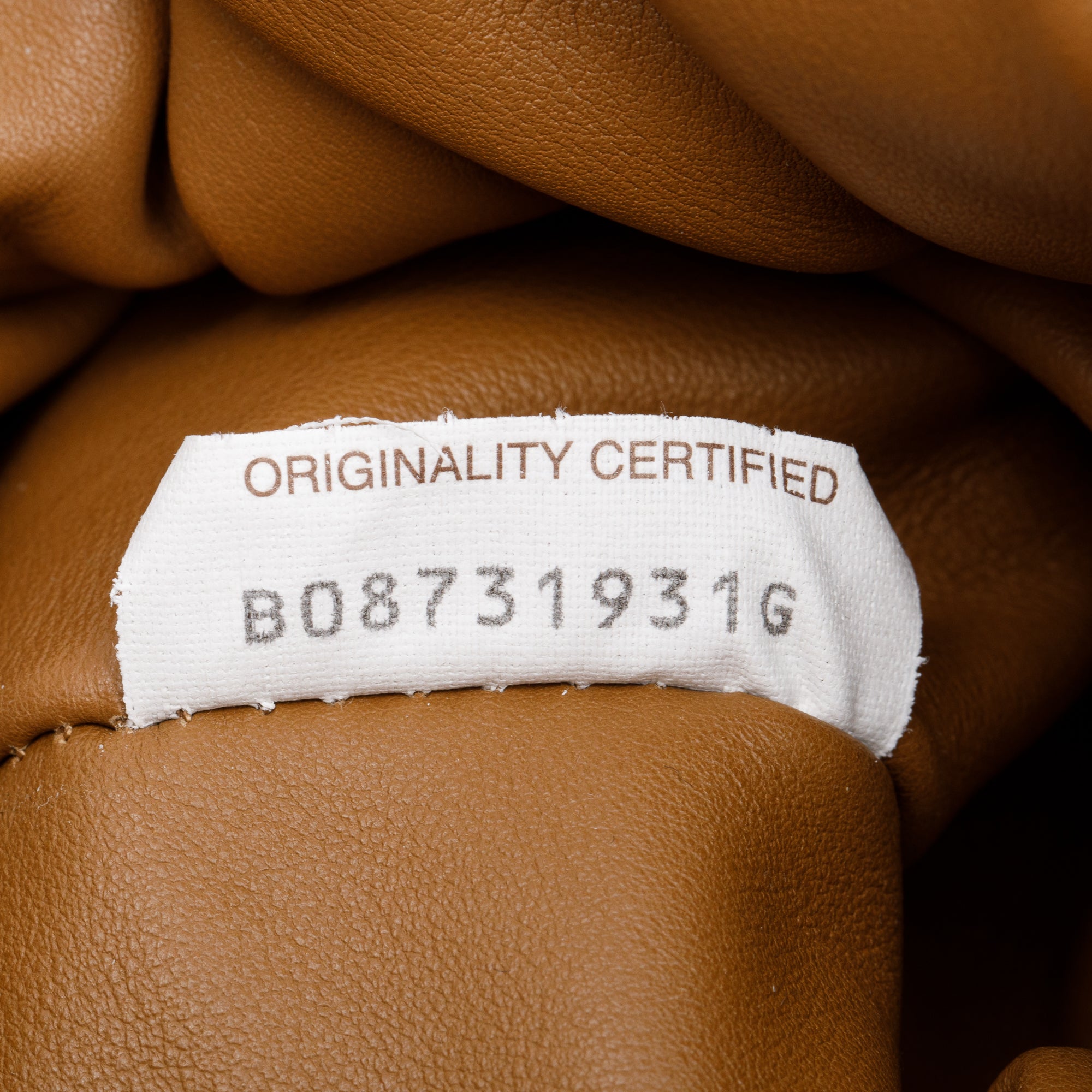 Bottega Veneta Beige Calfskin Leather Small Shoulder Pouch