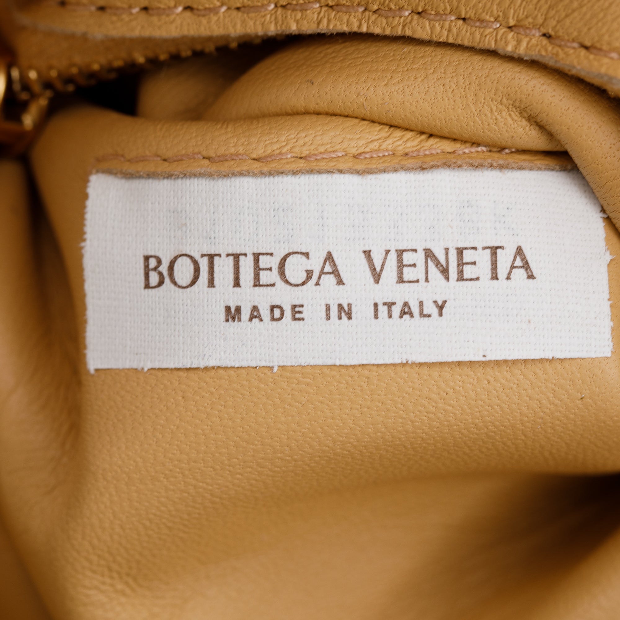 Bottega Veneta Beige Intrecciato Leather Cassette Bag
