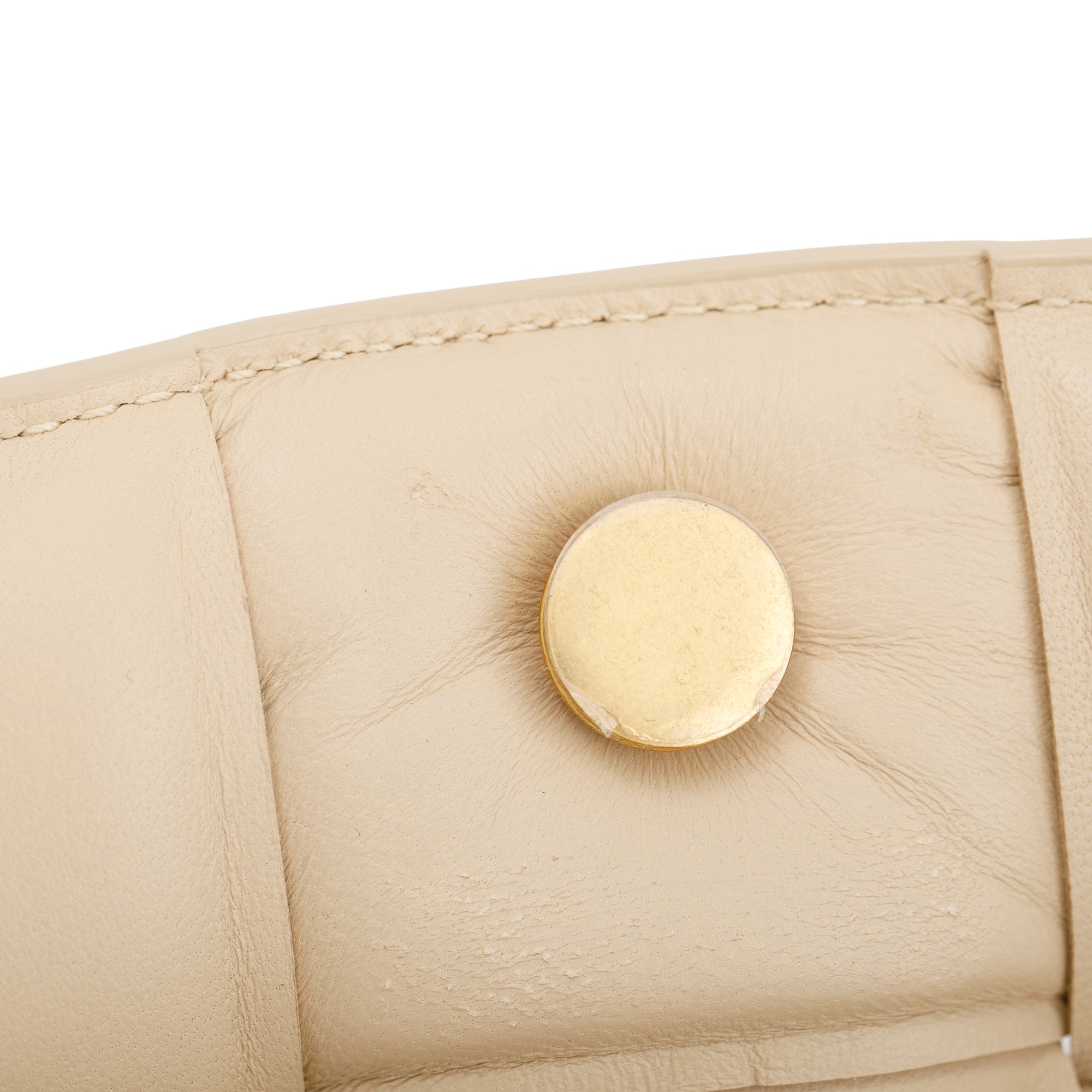 Bottega Veneta Beige Nappa Intrecciato Padded Cassette Bag