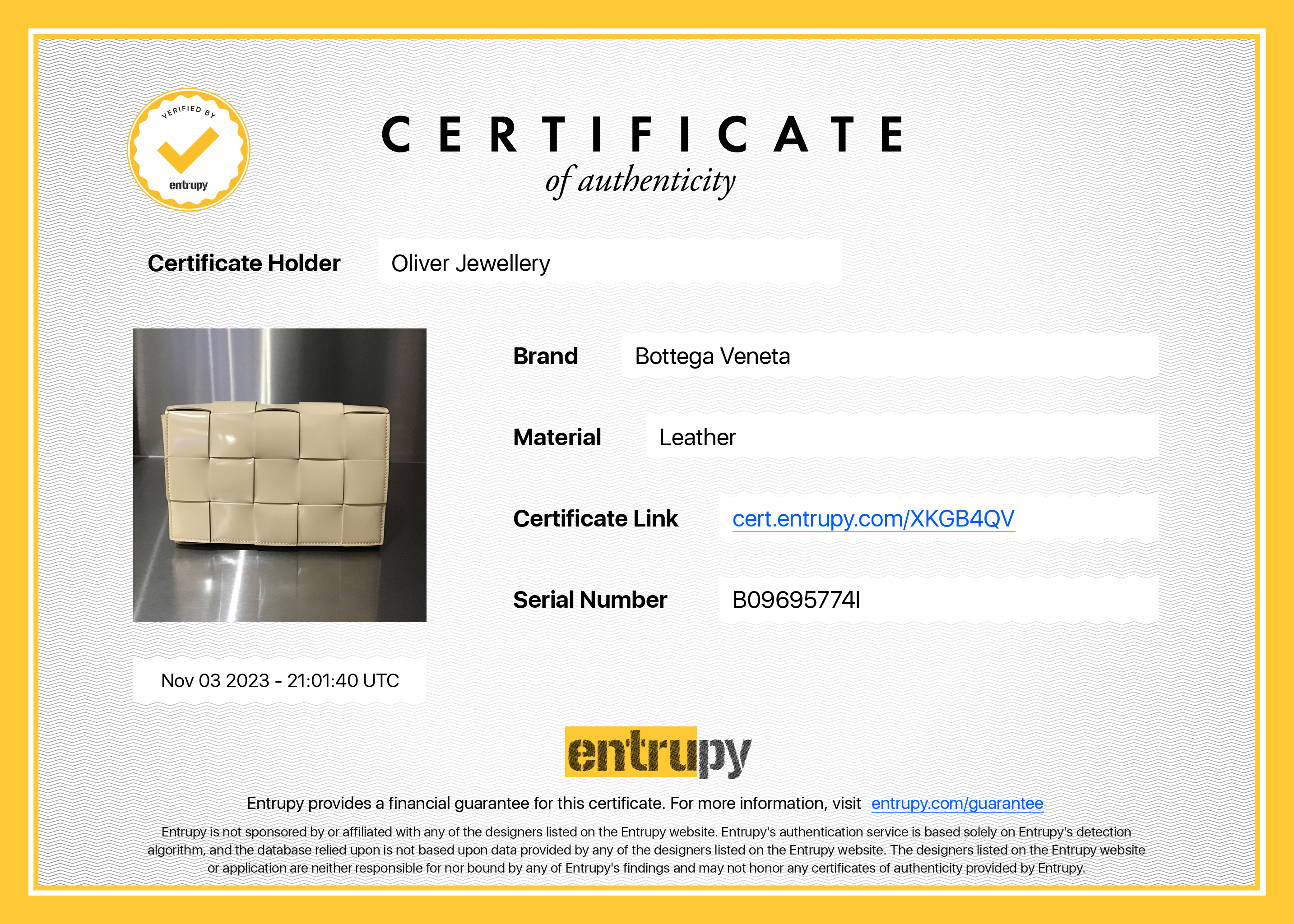 Bottega Veneta Beige Patent Leather Intrecciato Cassette Bag