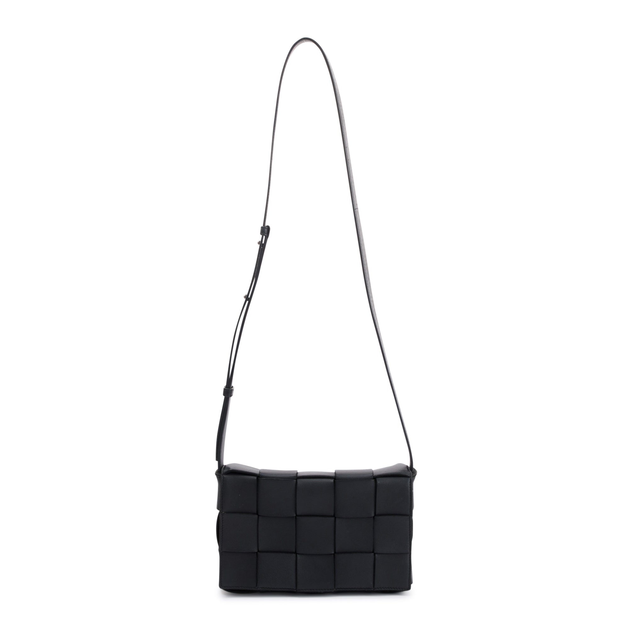 Bottega Veneta Black Intrecciato Cassette Bag