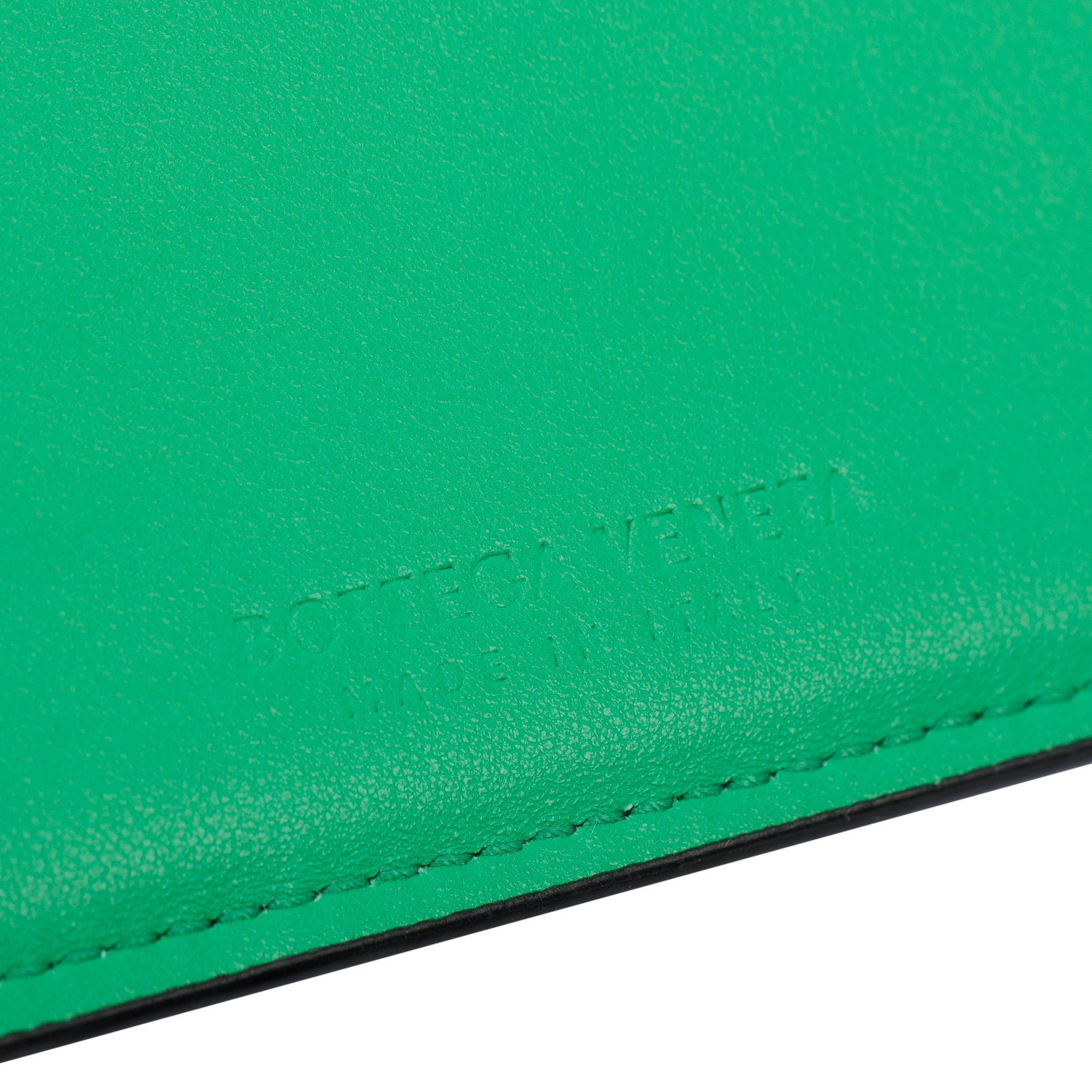 Bottega Veneta Black Intrecciato Leather Bi-Fold Wallet