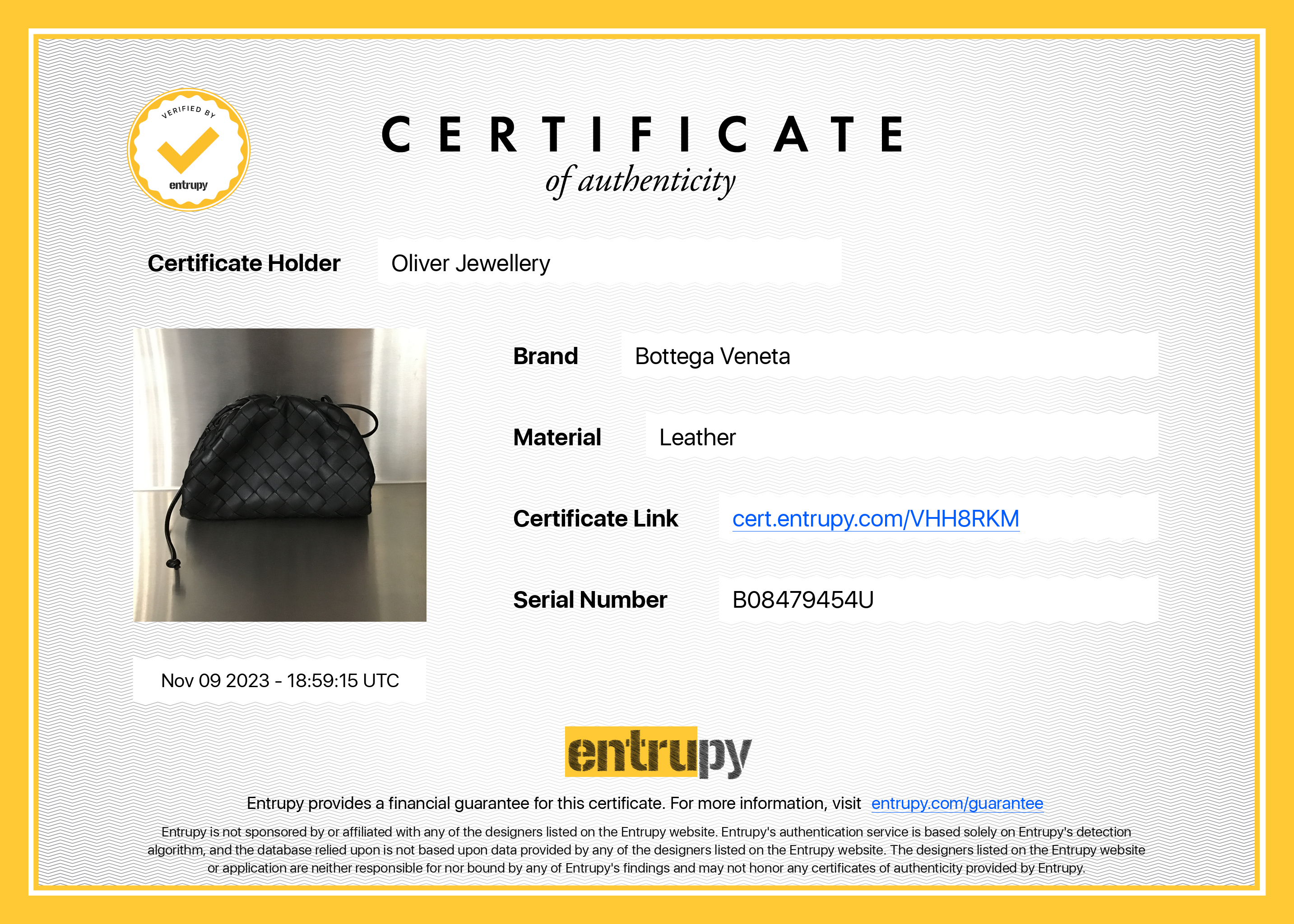 Bottega Veneta Black Intrecciato Leather Mini Pouch