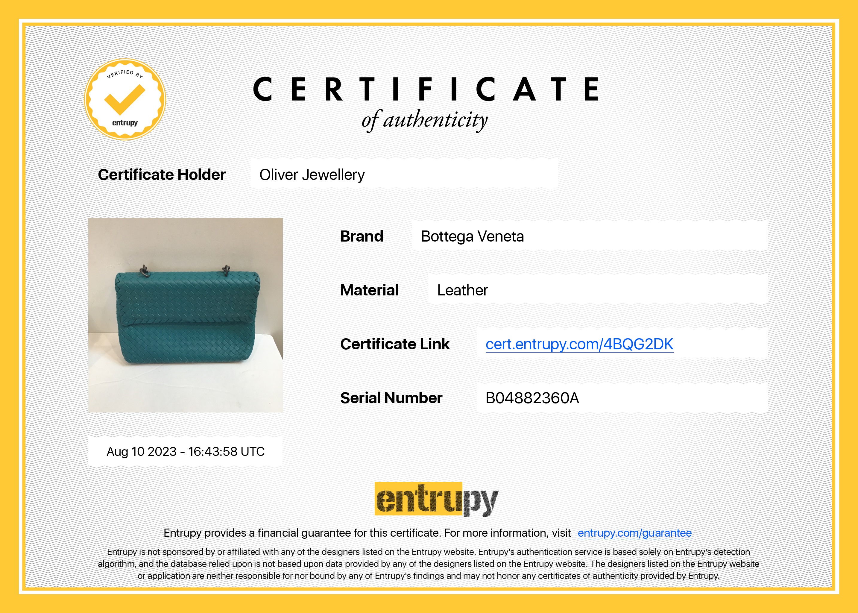 Bottega Veneta Blue Large Intrecciato Olimpia Bag