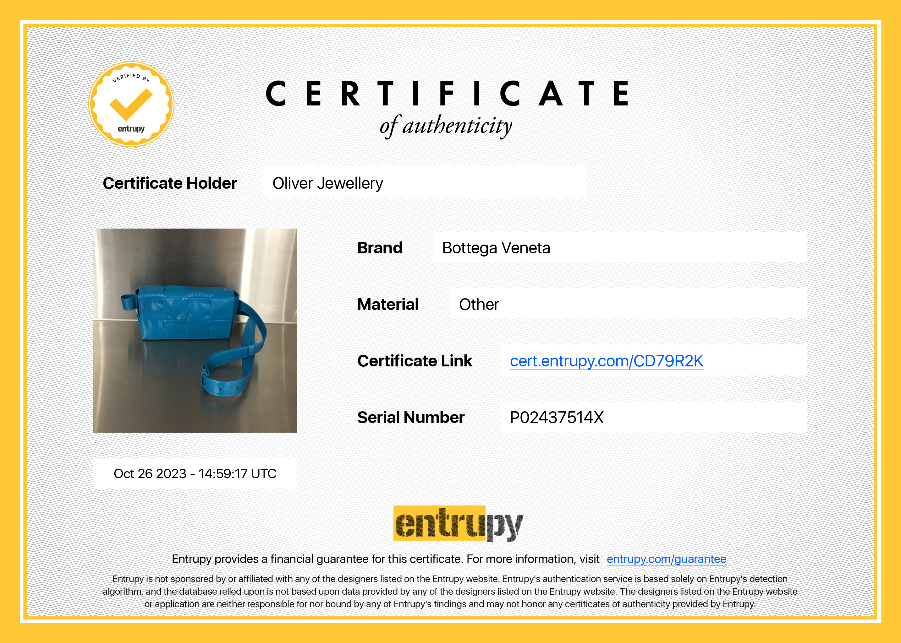 Bottega Veneta Blue Nappa Leather Intrecciato Cassette Belt Bag