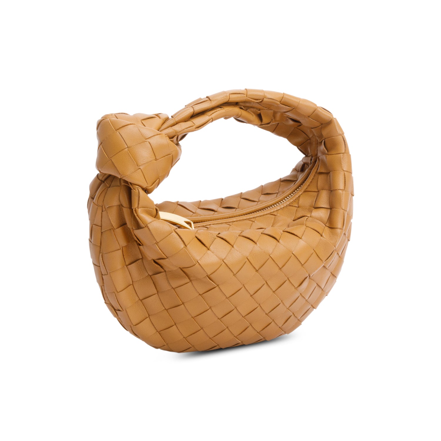 Bottega Veneta Brown Intrecciato Leather Mini Jodie Bag