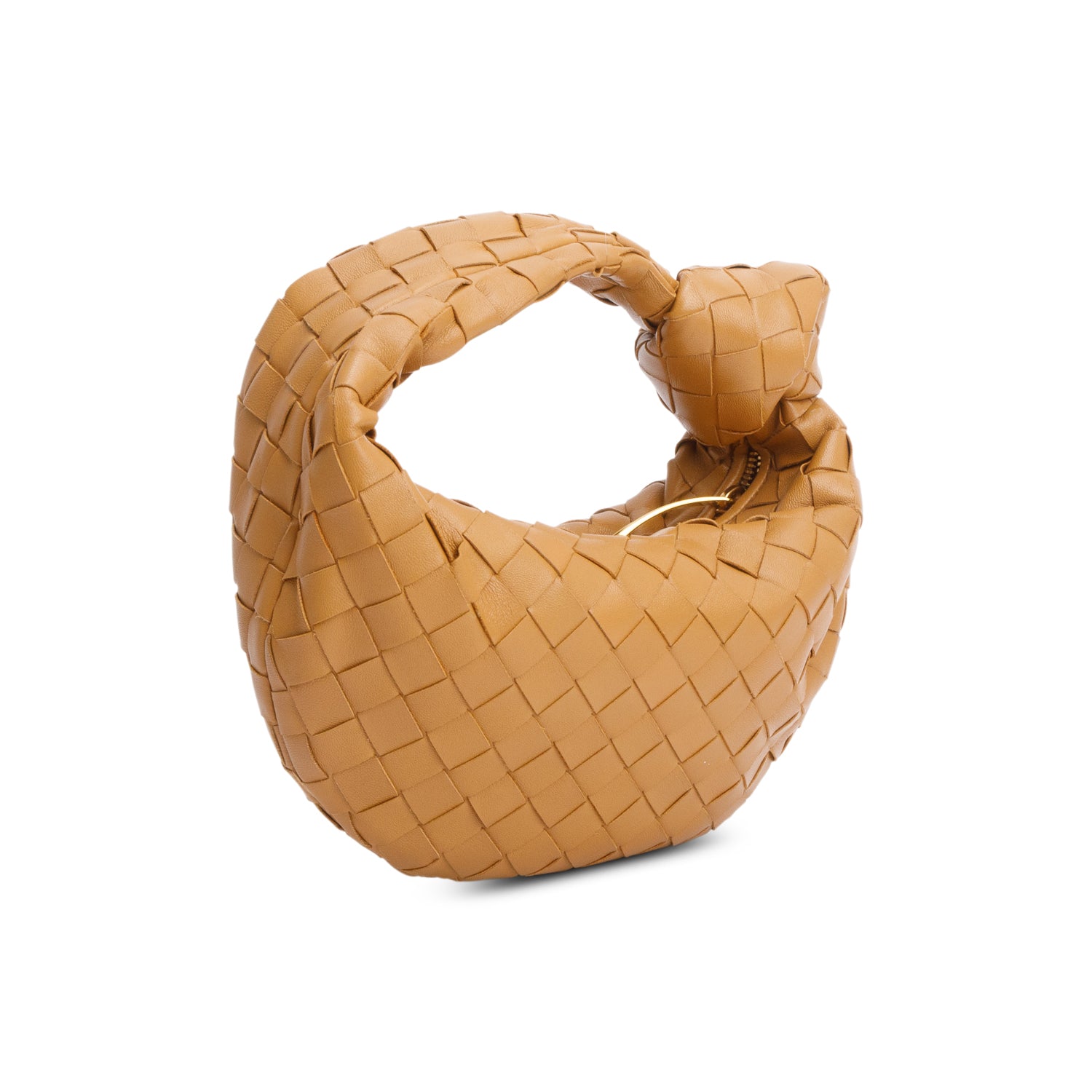 Bottega Veneta Brown Intrecciato Leather Mini Jodie Bag