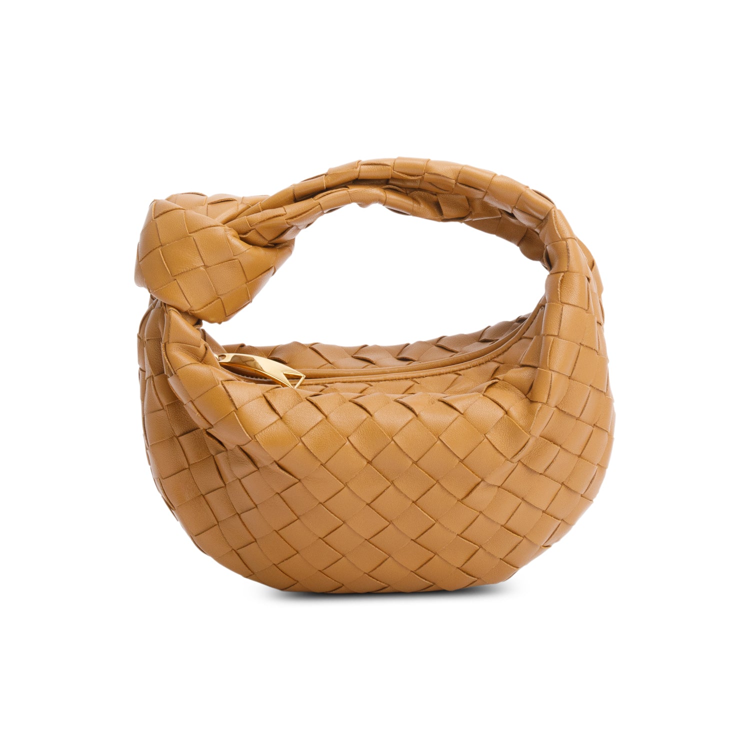 Bottega Veneta Brown Intrecciato Leather Mini Jodie Bag