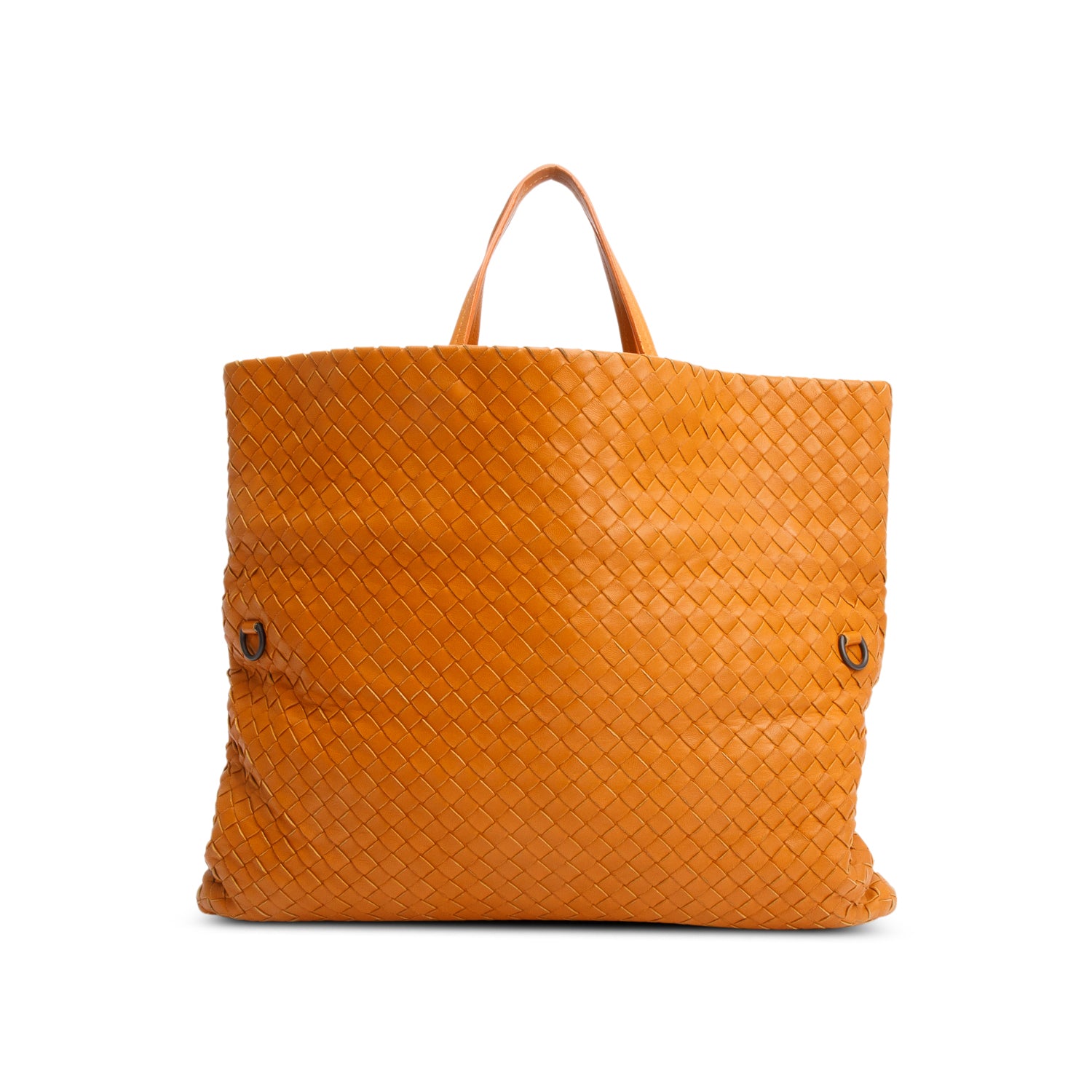 Bottega Veneta Brown Intrecciato Leather Tote w/ Strap