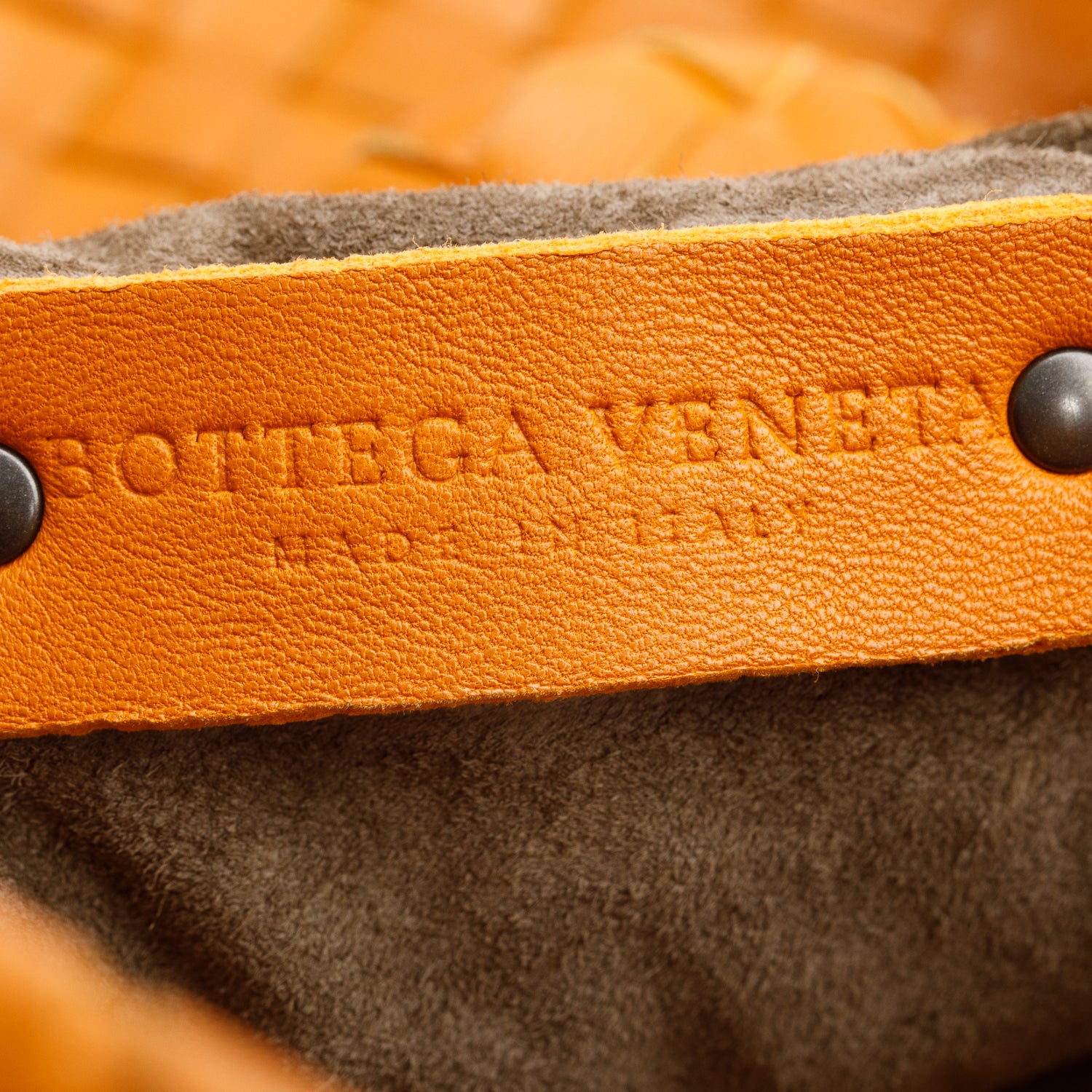 Bottega Veneta Brown Intrecciato Leather Tote w/ Strap