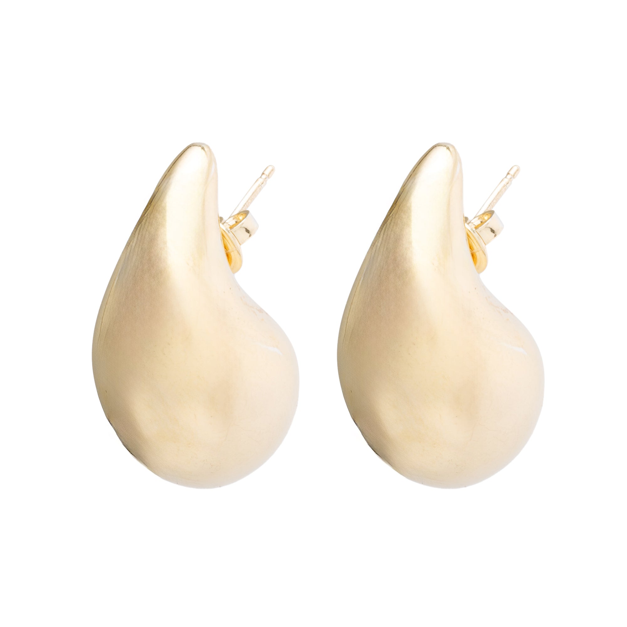 Bottega Veneta Gold-Plated Sterling Silver Teardrop Earrings