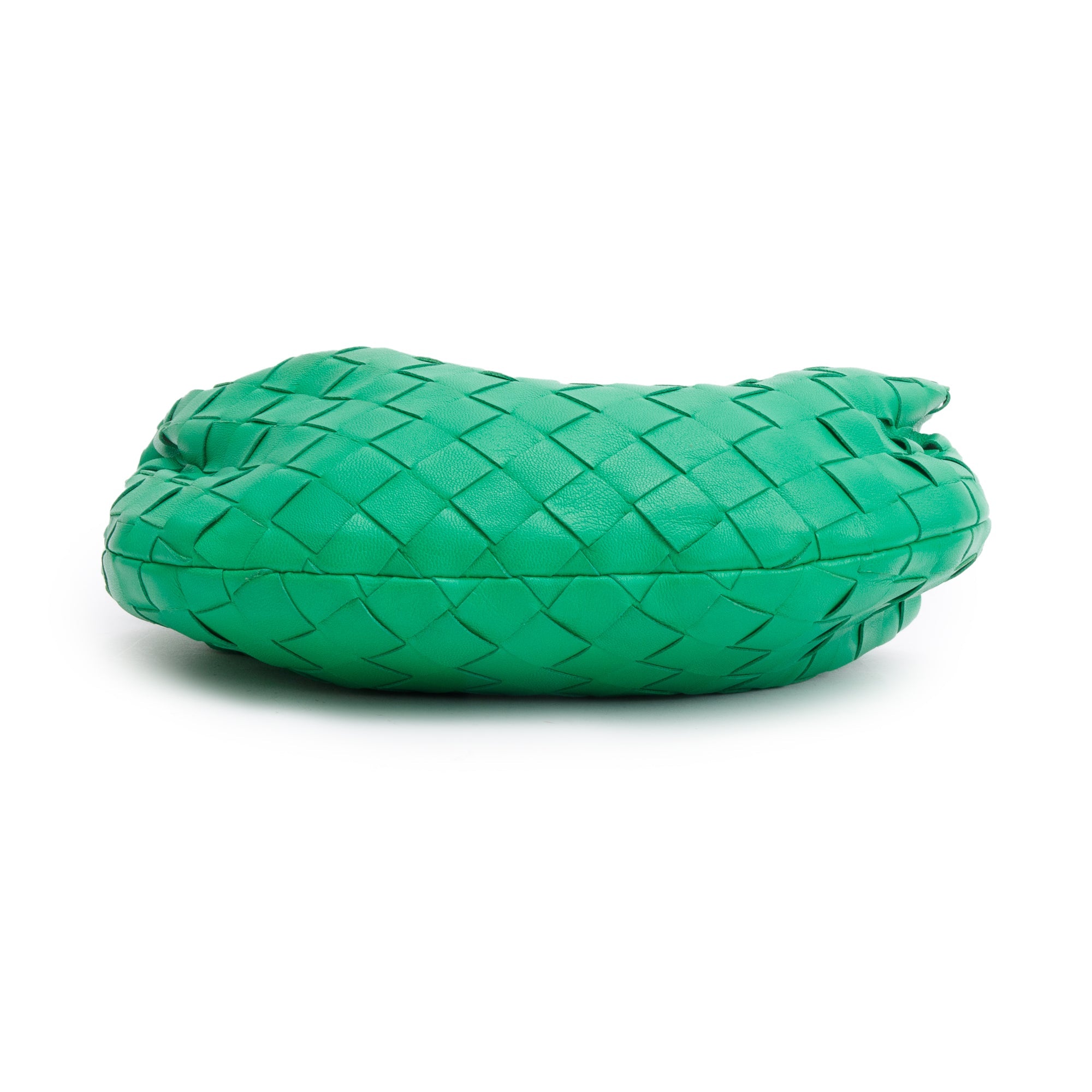 Bottega Veneta Green Intrecciato Leather Mini Jodie Bag