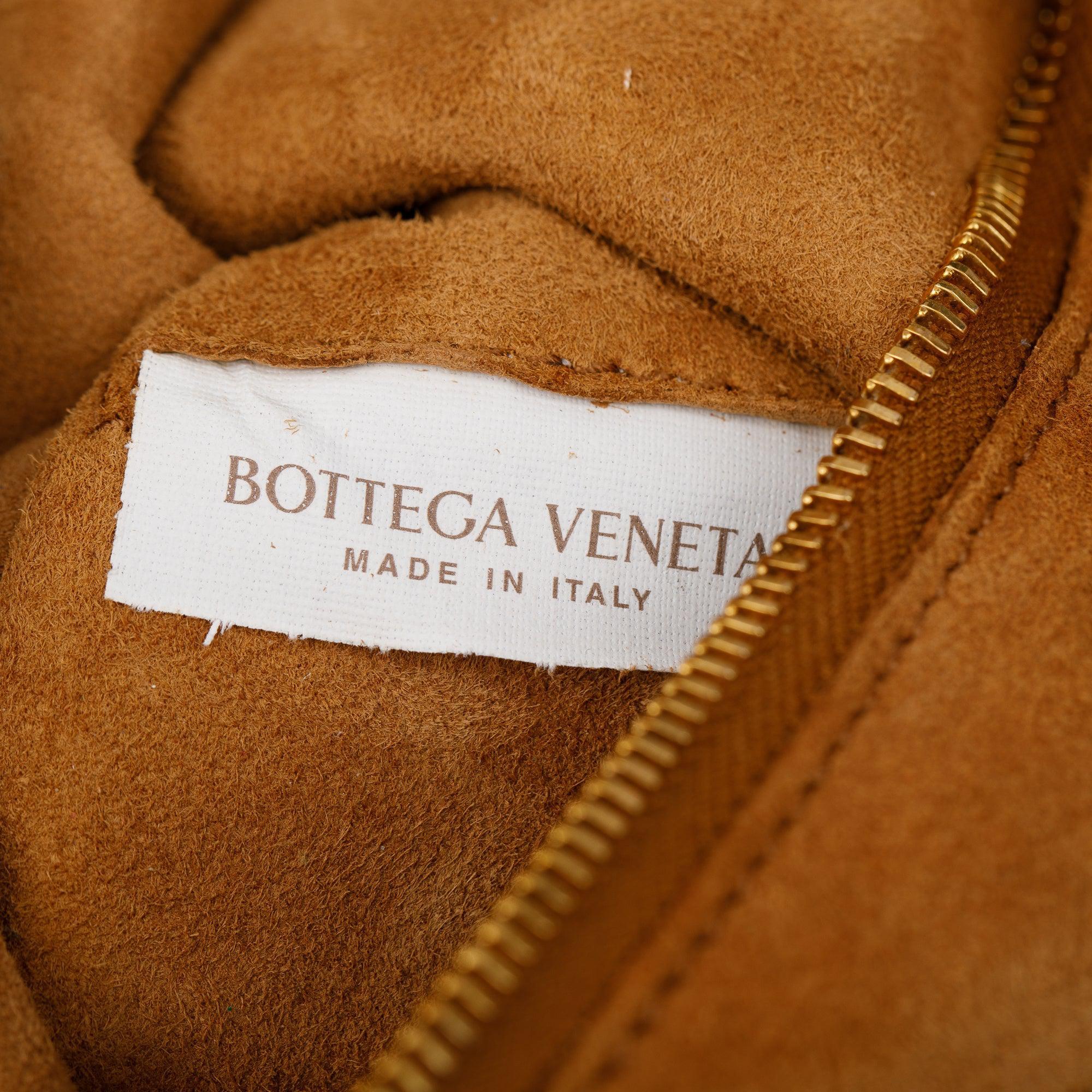 Bottega Veneta Green Maxi Intrecciato Leather Medium Arco Slouch Bag