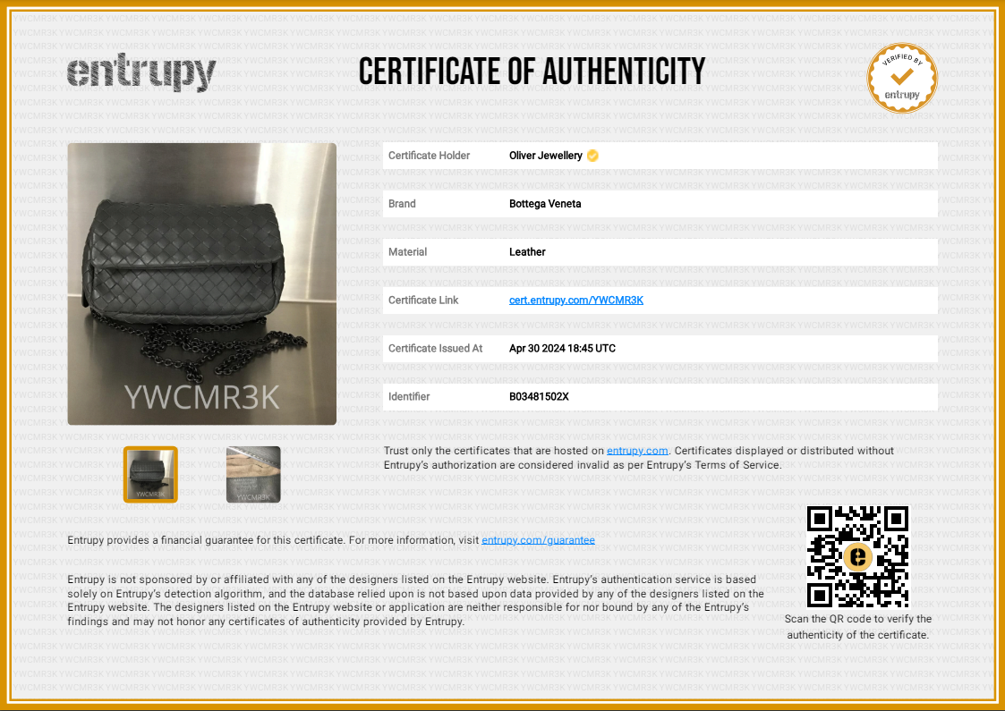 Bottega Veneta Grey Intrecciato Leather Mini Olimpia Bag