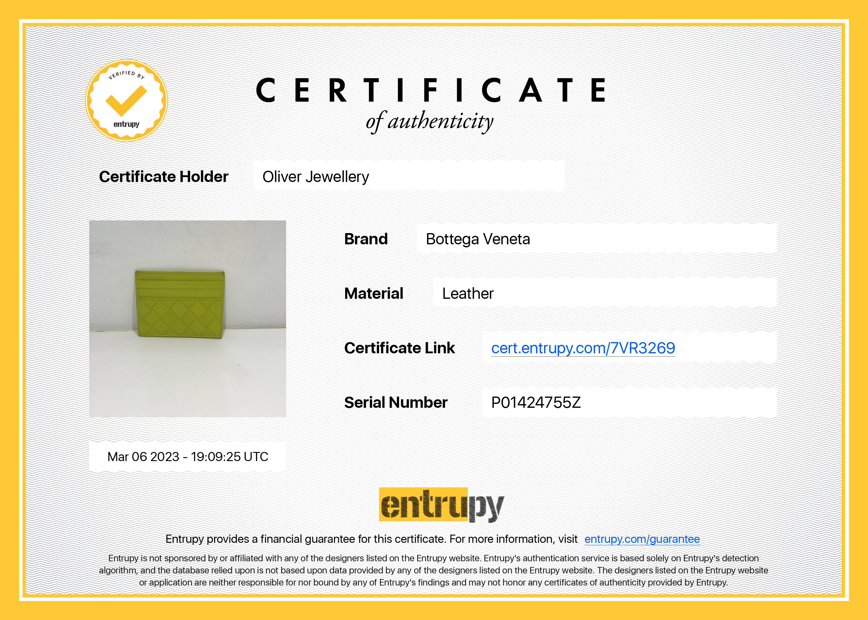 Bottega Veneta Intrecciato Leather Card Case