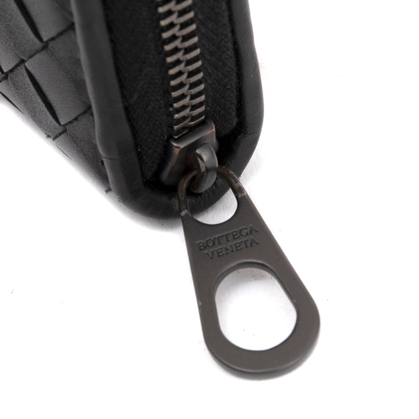 Bottega Veneta Intrecciato Zip Around Wallet
