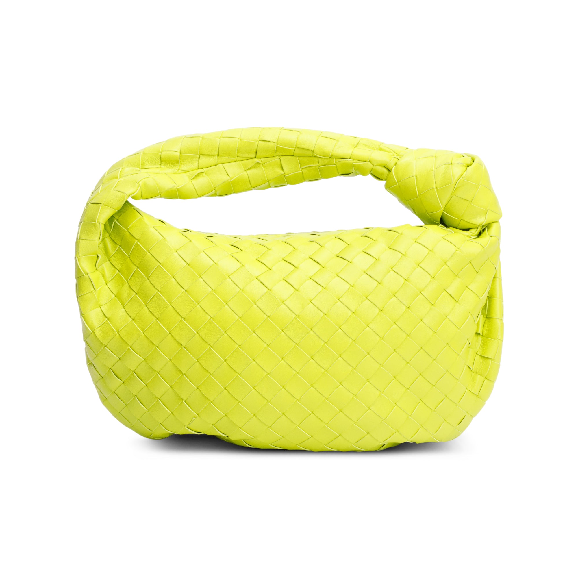 Bottega Veneta Kiwi Intrecciato Leather Teen Jodie Bag