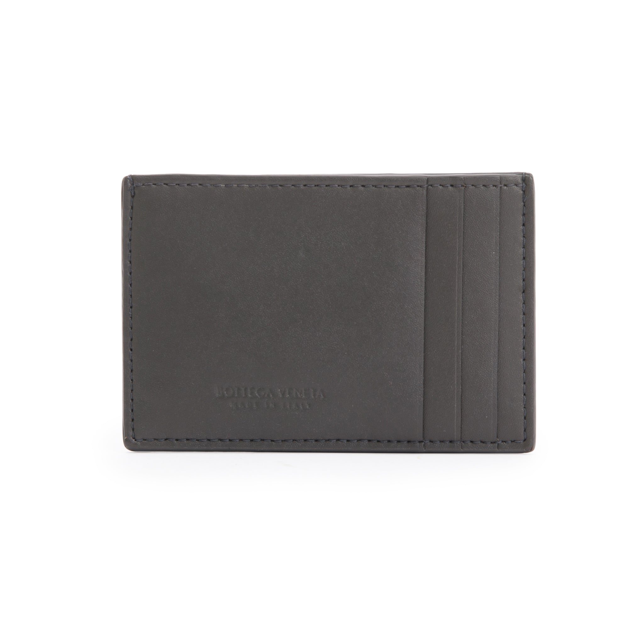 Bottega Veneta Nappa Calfskin Intrecciato Card Holder w/ Box