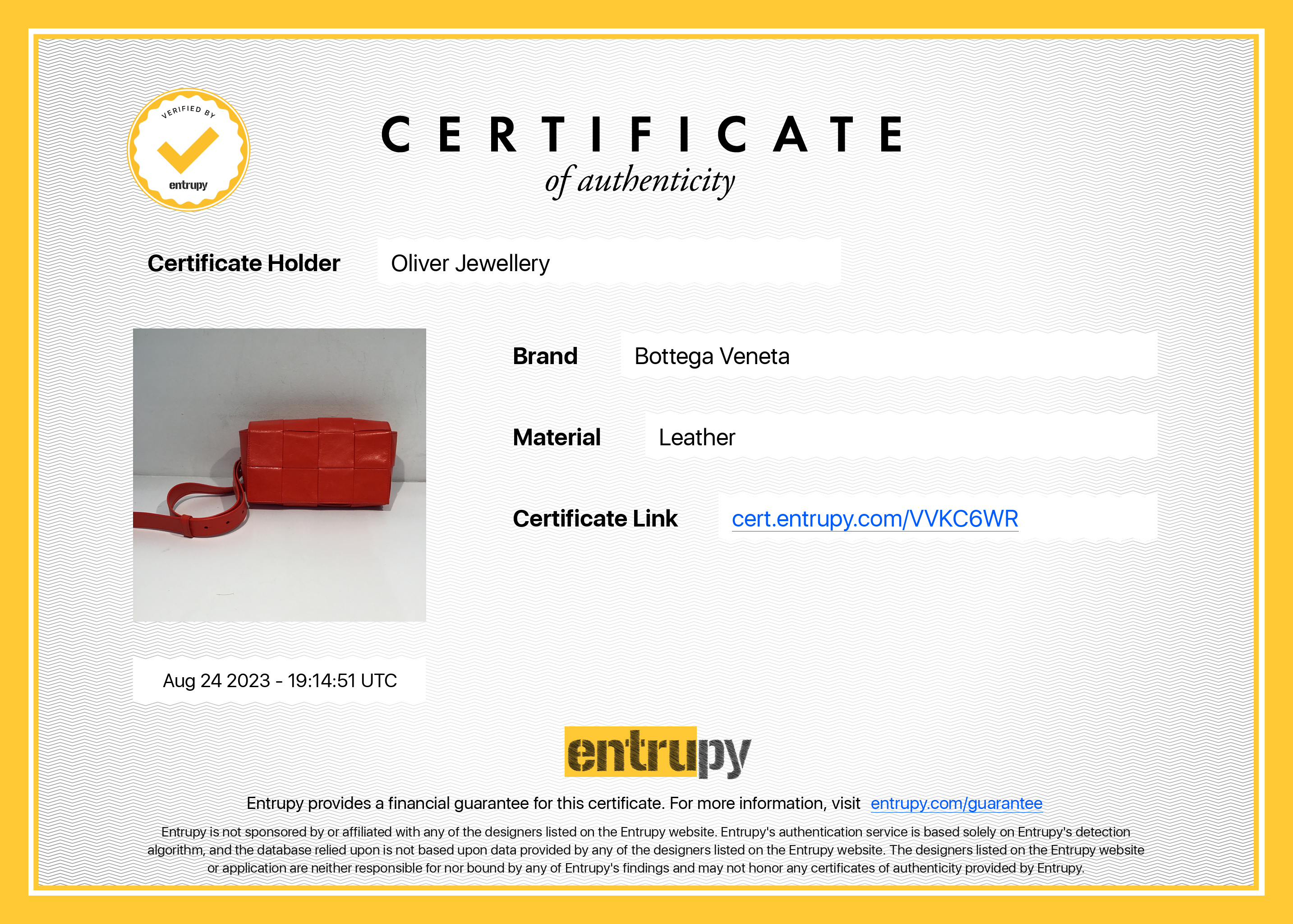 Bottega Veneta Red Calfskin Intrecciato Cassette Belt Bag