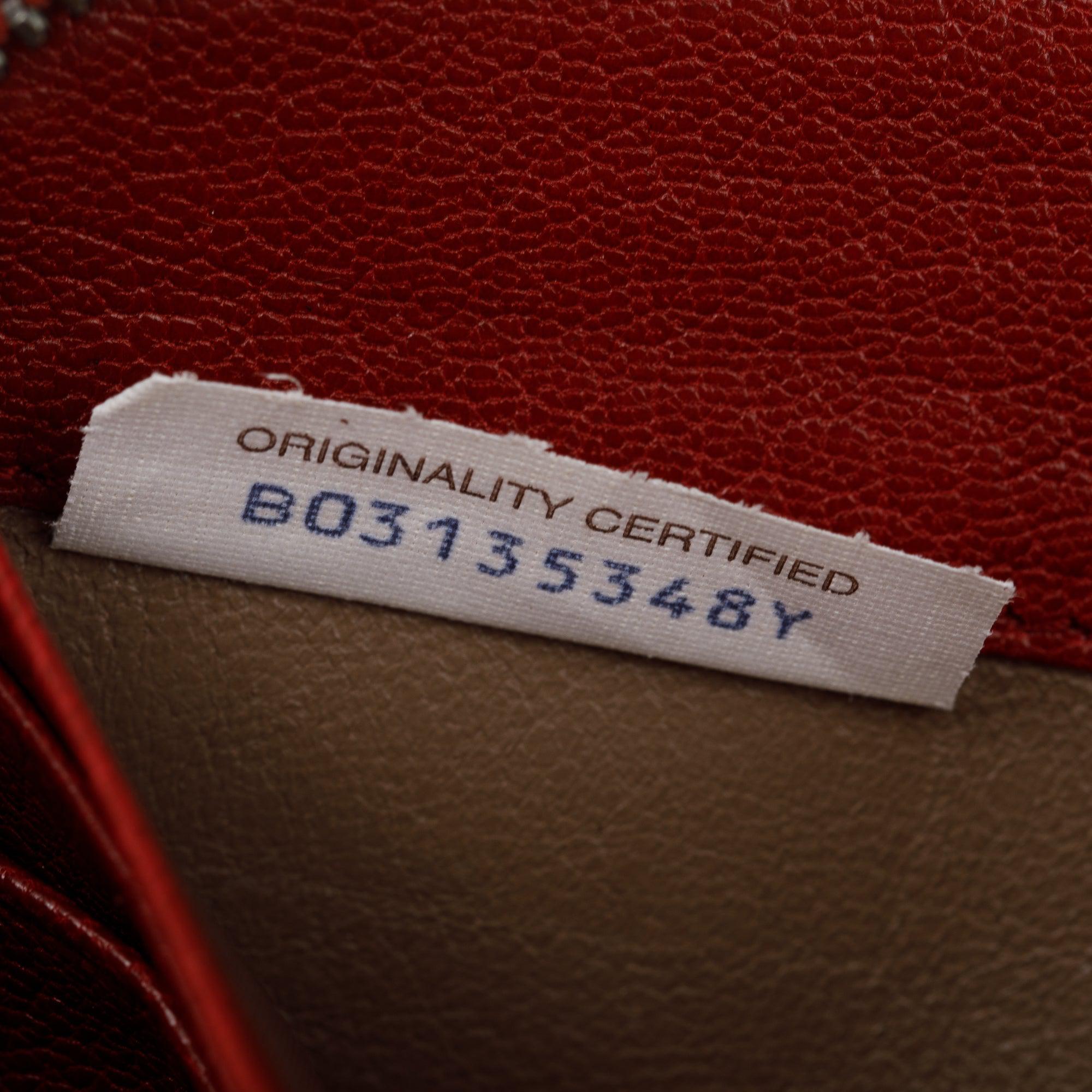 Bottega Veneta Red Intrecciato Leather Zip Around Wallet