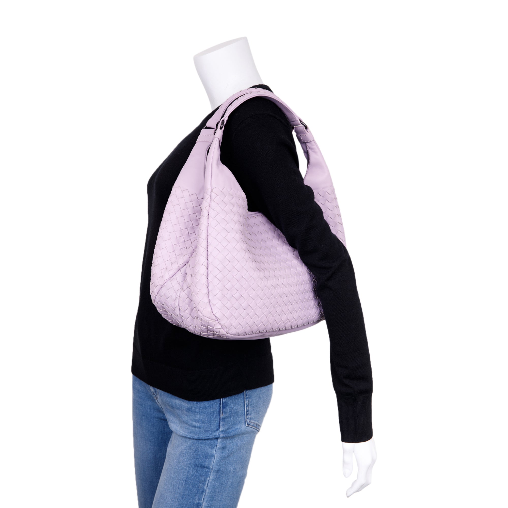 Bottega Veneta Small Intrecciato Campana Hobo Bag