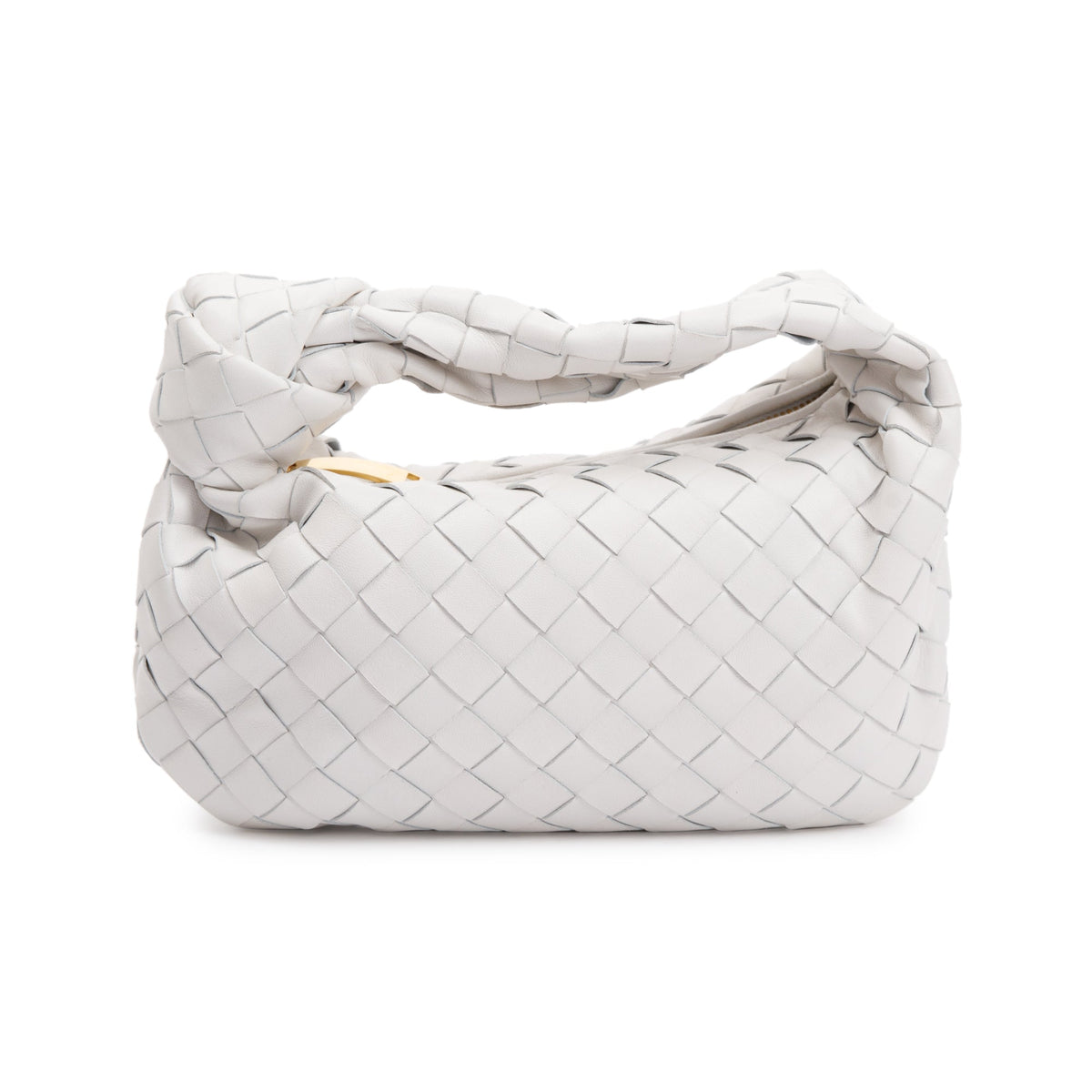 Bottega Veneta White Intrecciato Mini Jodie Bag – OLIVER'S
