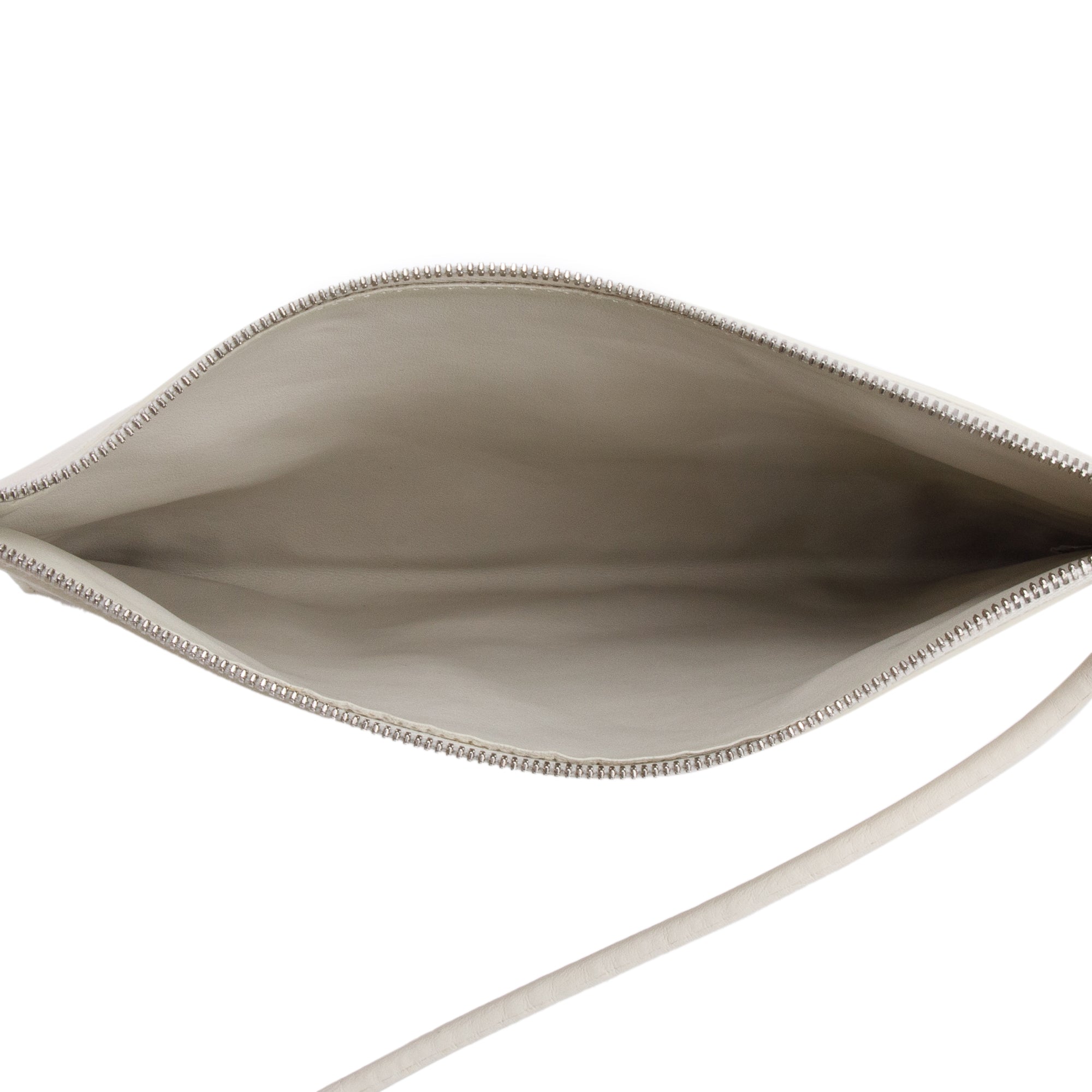 Bottega Veneta White Intrecciato Nappa Leather Double Pouch Crossbody Bag