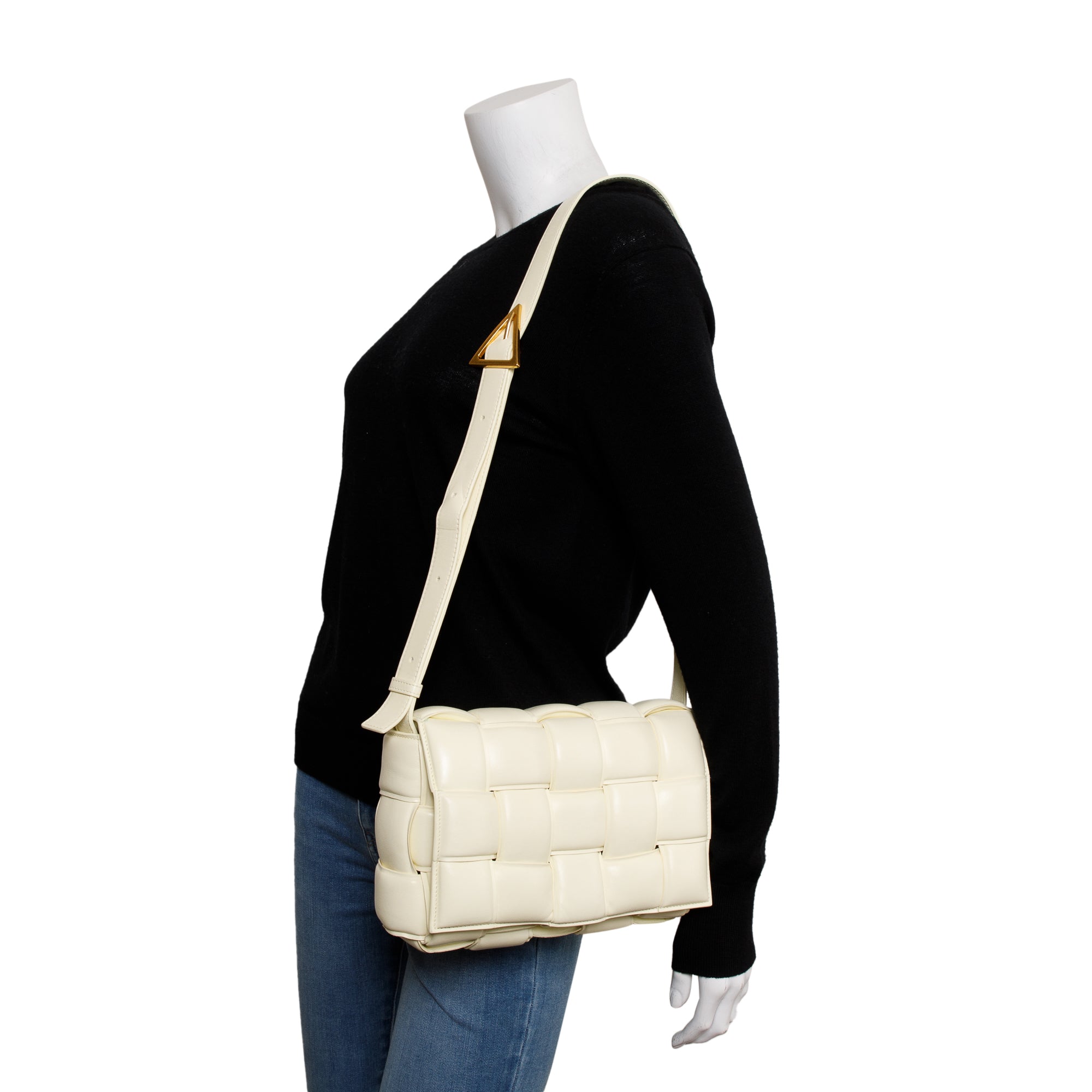 Bottega Veneta Yellow Nappa Intrecciato Padded Cassette Bag