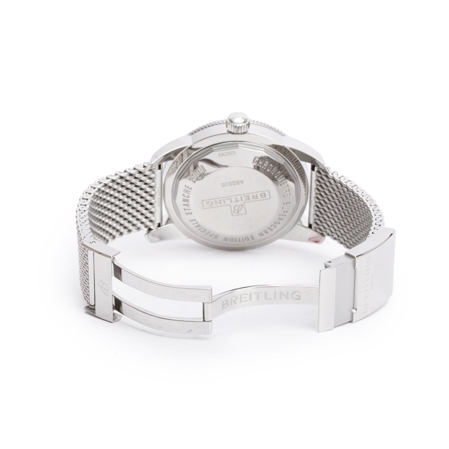 Breitling Stainless Steel Superocean Heritage B20 46 MM Automatic Watch Green Dial AB2020 w/ Box, Papers