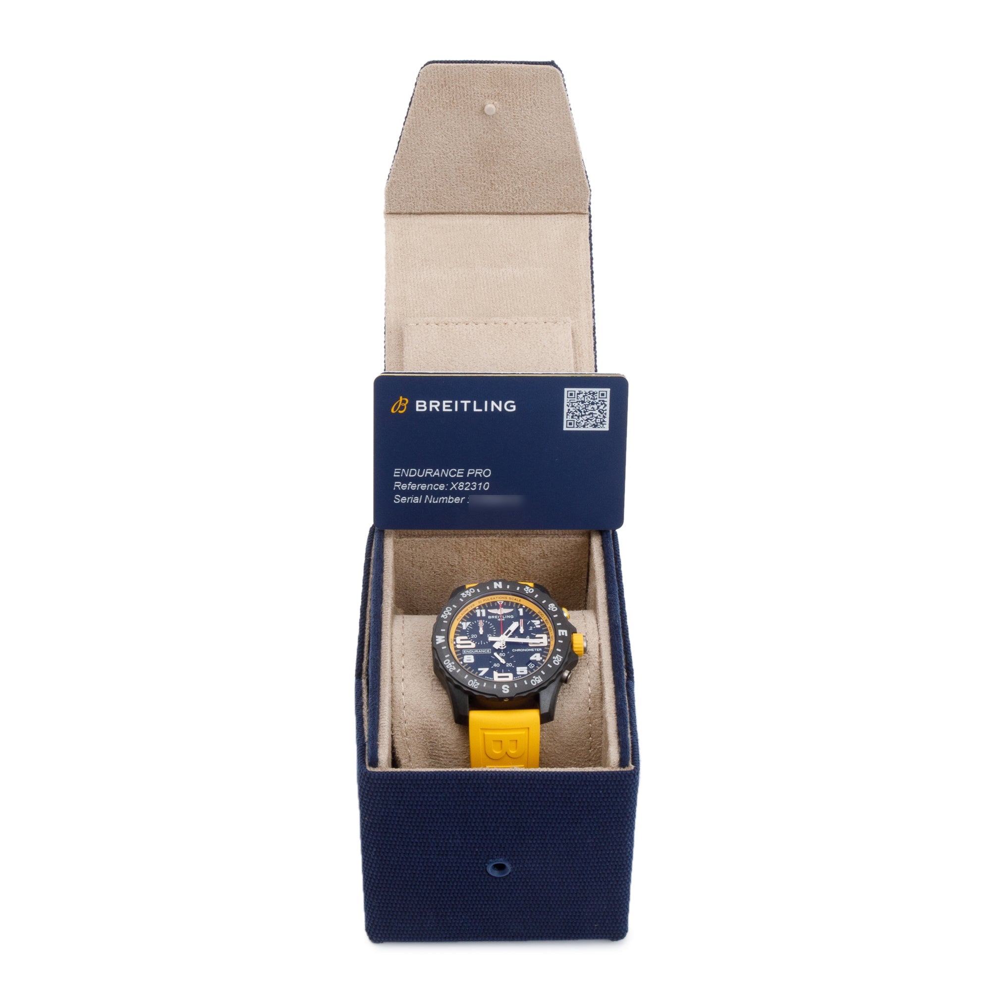 Breitling Breitlight Black Polymer Endurance Pro 44MM Watch w/ Box & Papers