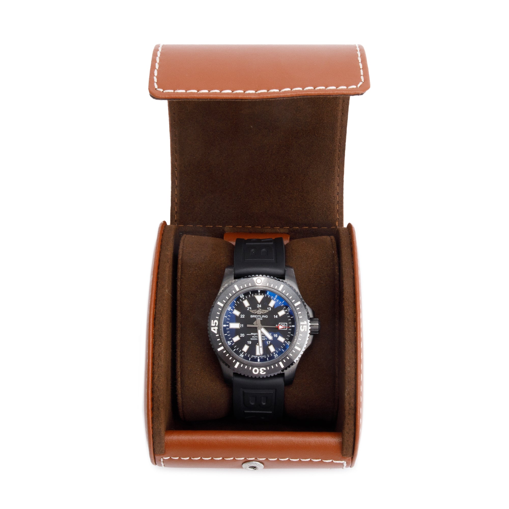 Breitling DLC-Coated Stainless Steel Superocean 44 MM Special Automatic Watch w/ Case