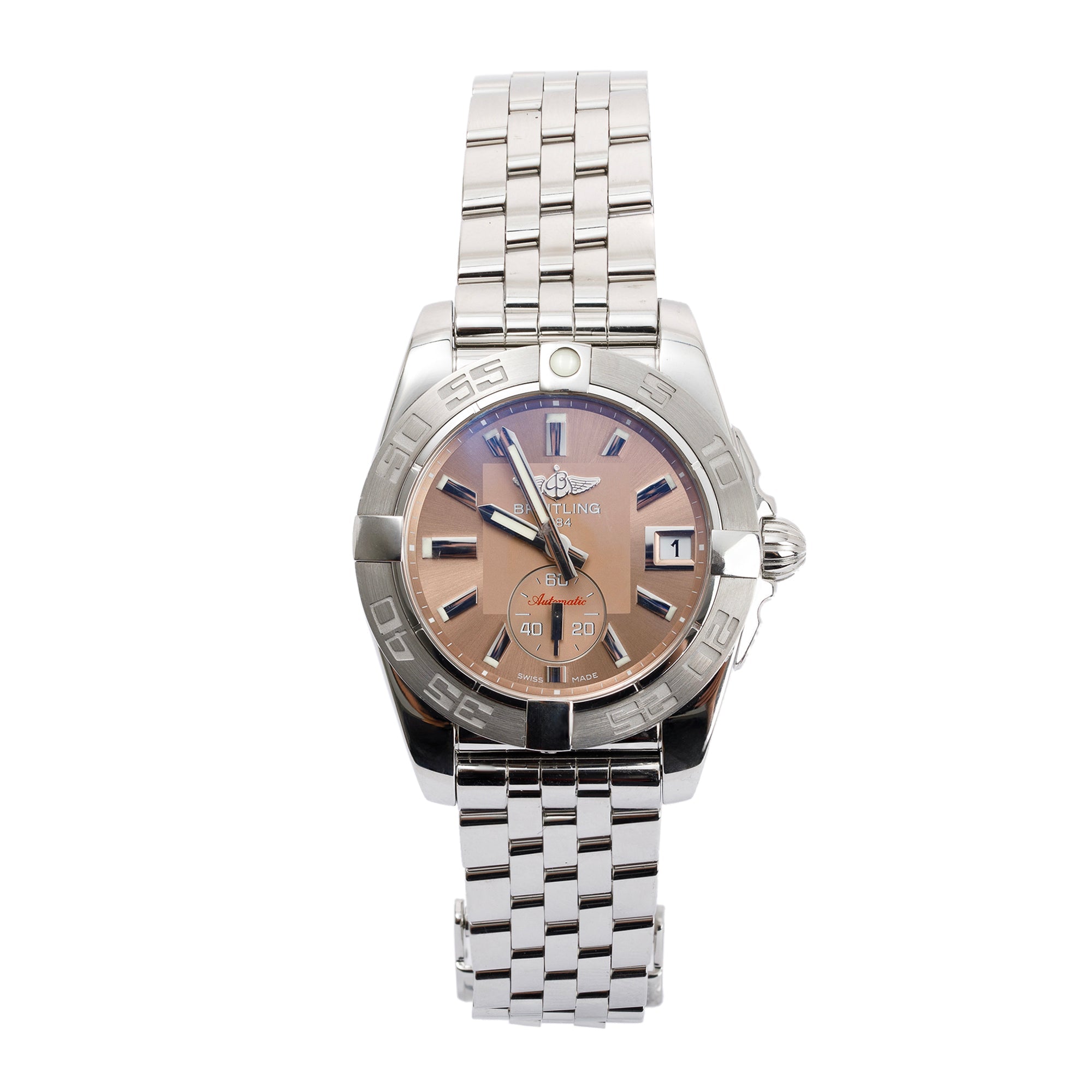 Breitling Galactic 36 MM Automatic Watch w/ Box & Papers