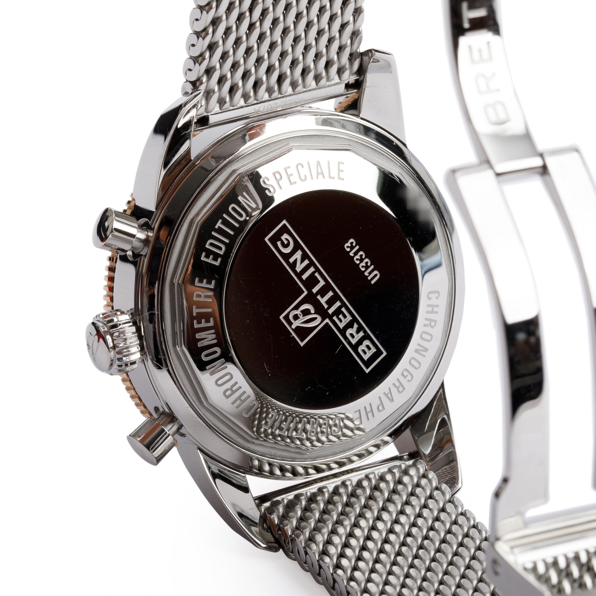 Breitling Stainless Steel & 18k Rose Gold Superocean Heritage Chronograph 44 MM Automatic Watch