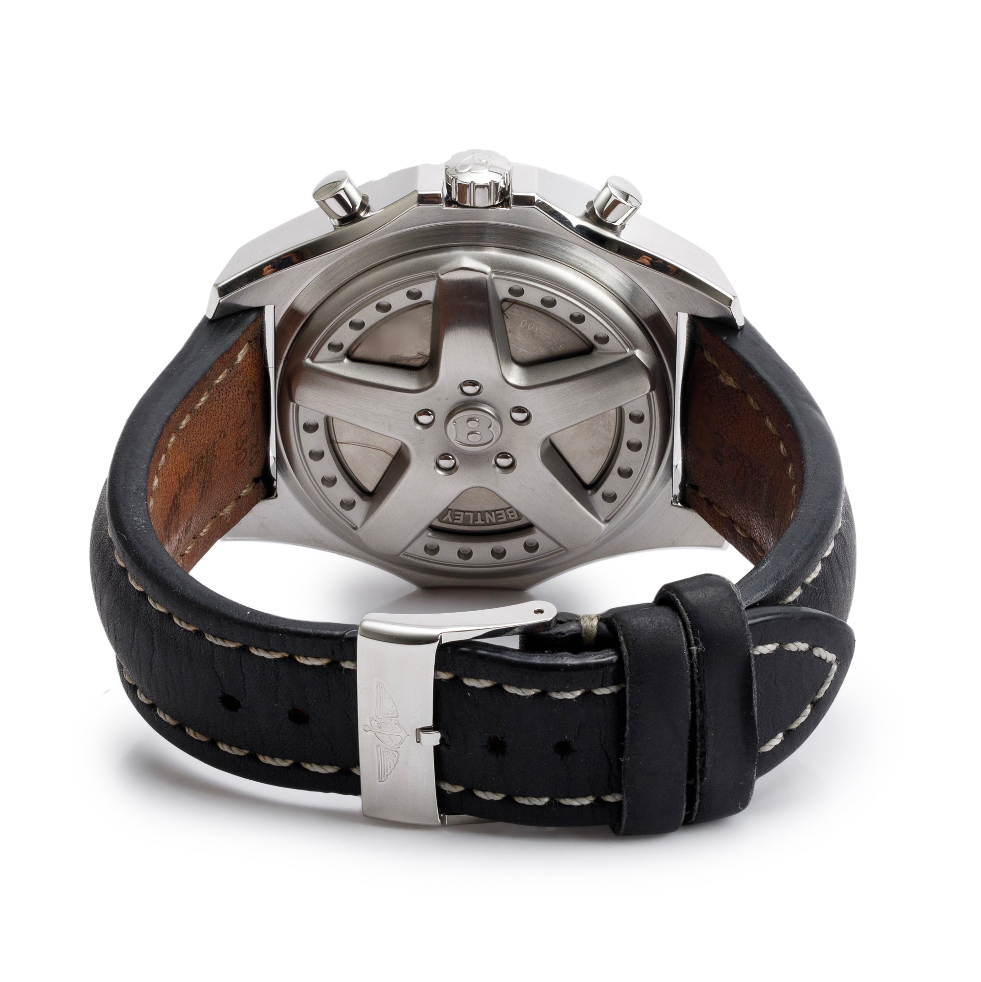 Breitling Stainless Steel Bentley 6.75 49 MM Automatic Chronograph Watch