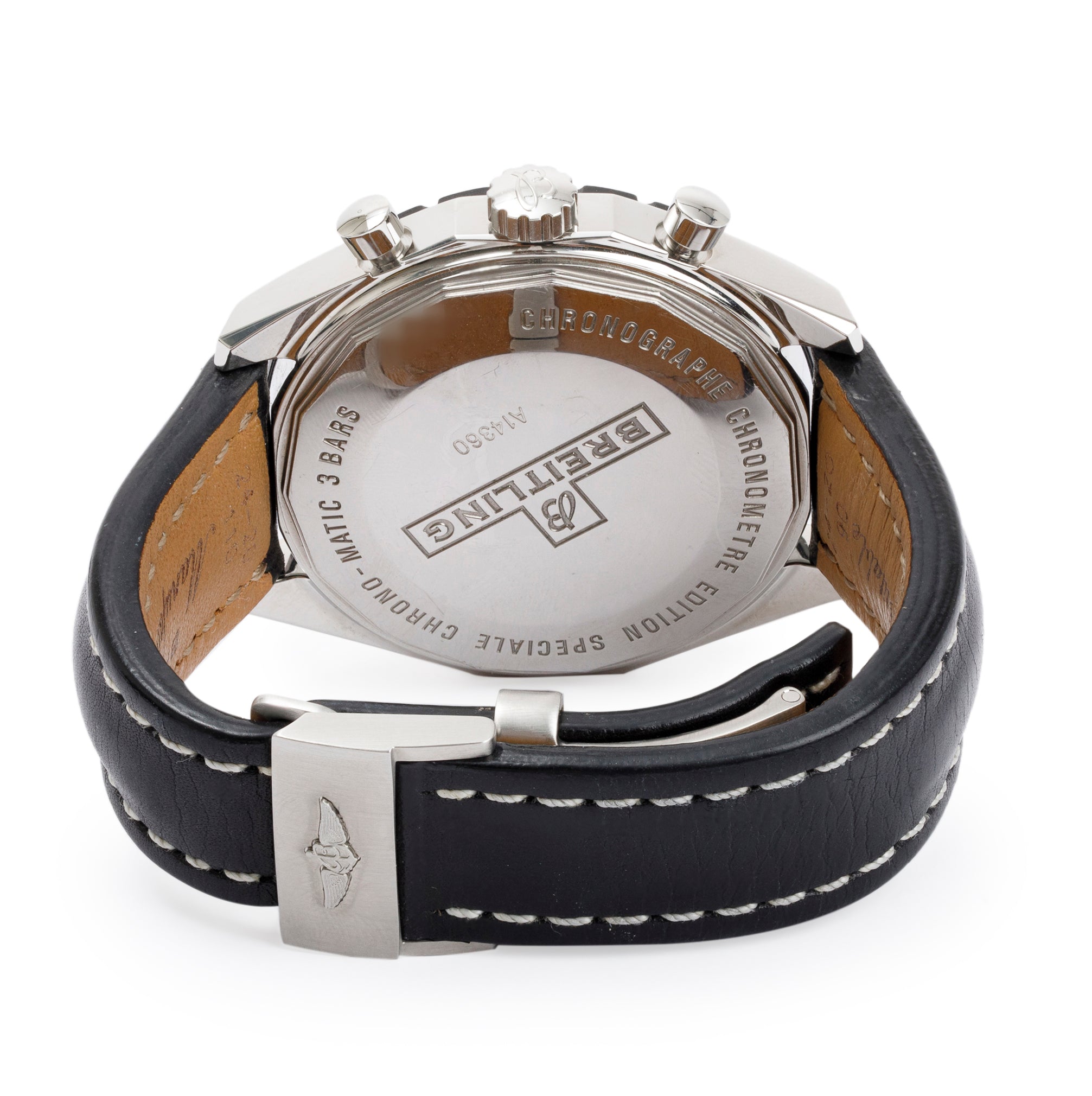 Breitling Stainless Steel Chrono-Matic Chronograph 49 MM Automatic Watch w/ Box & Papers