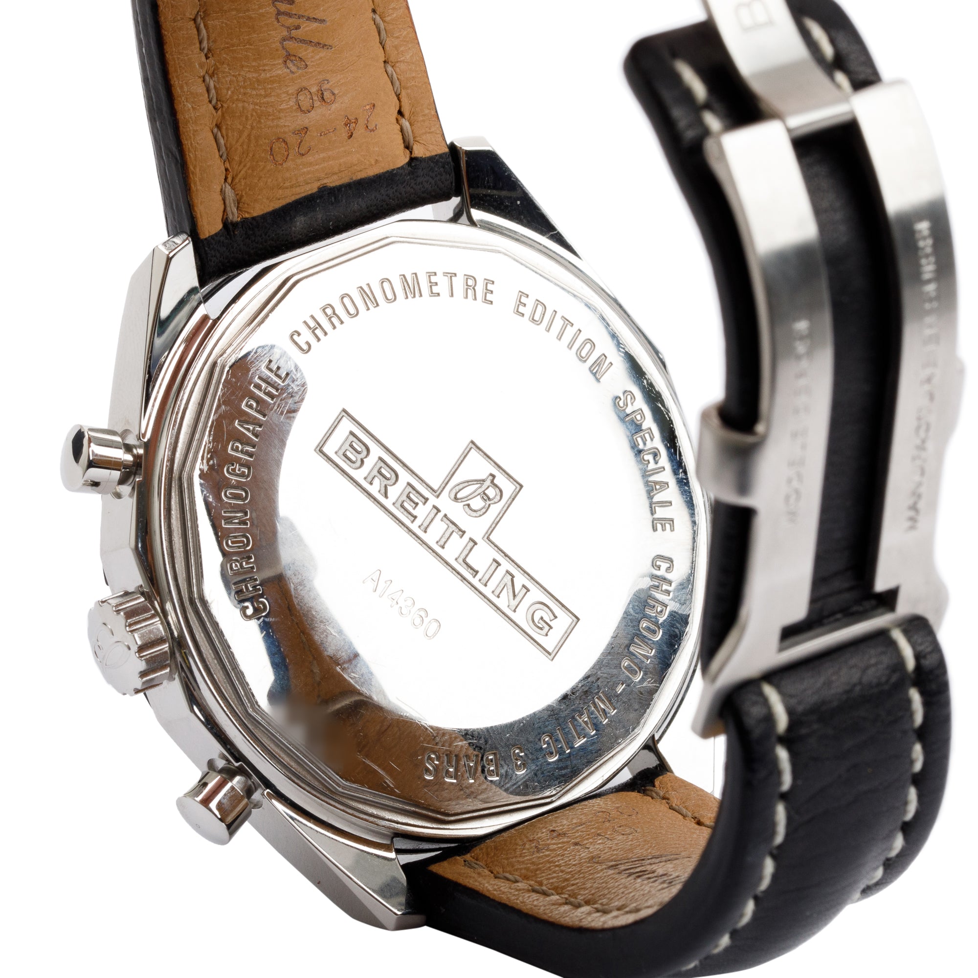 Breitling Stainless Steel Chrono-Matic Chronograph 49 MM Automatic Watch w/ Box & Papers