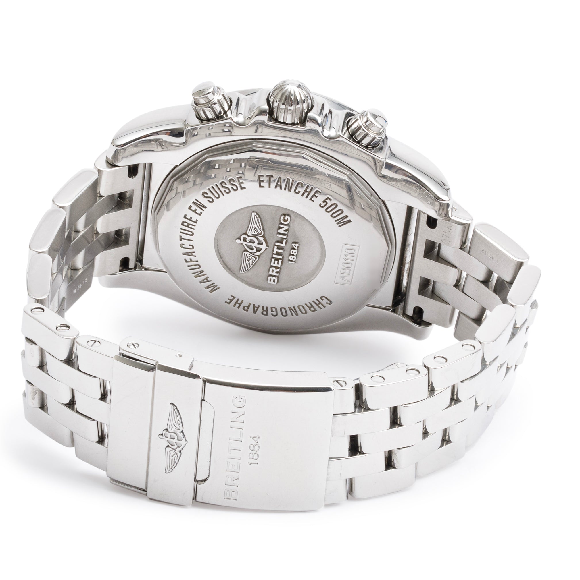 Breitling Stainless Steel Chronomat 44 MM Automatic Chronograph Watch