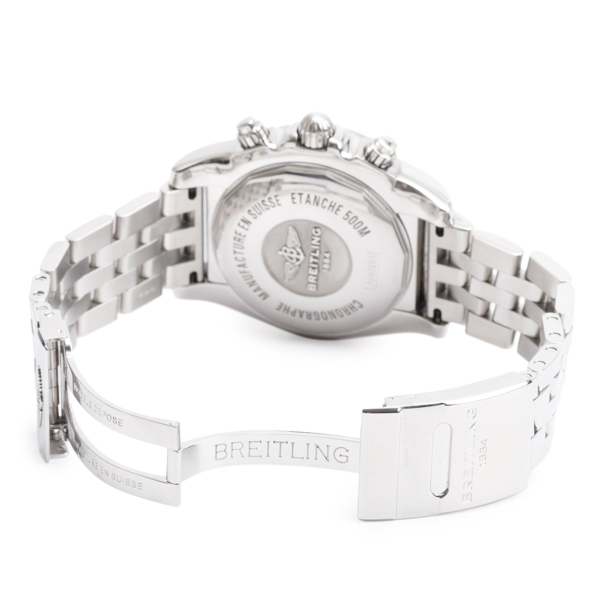 Breitling Stainless Steel Chronomat 44 MM Automatic Chronograph Watch