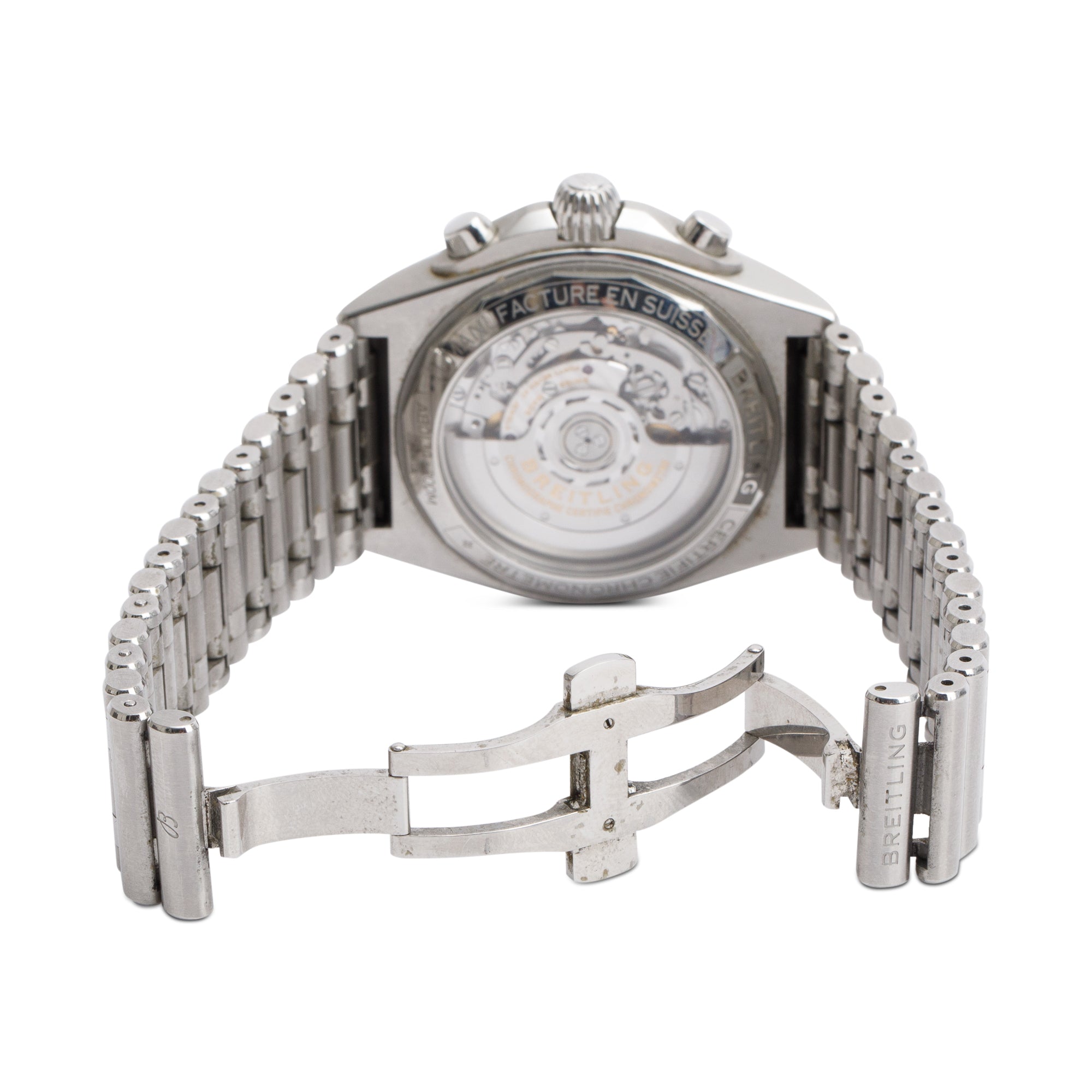 Breitling Stainless Steel Chronomat B01 42 MM Automatic Chronograph Watch Black Dial AB0134 w/ Box & Papers