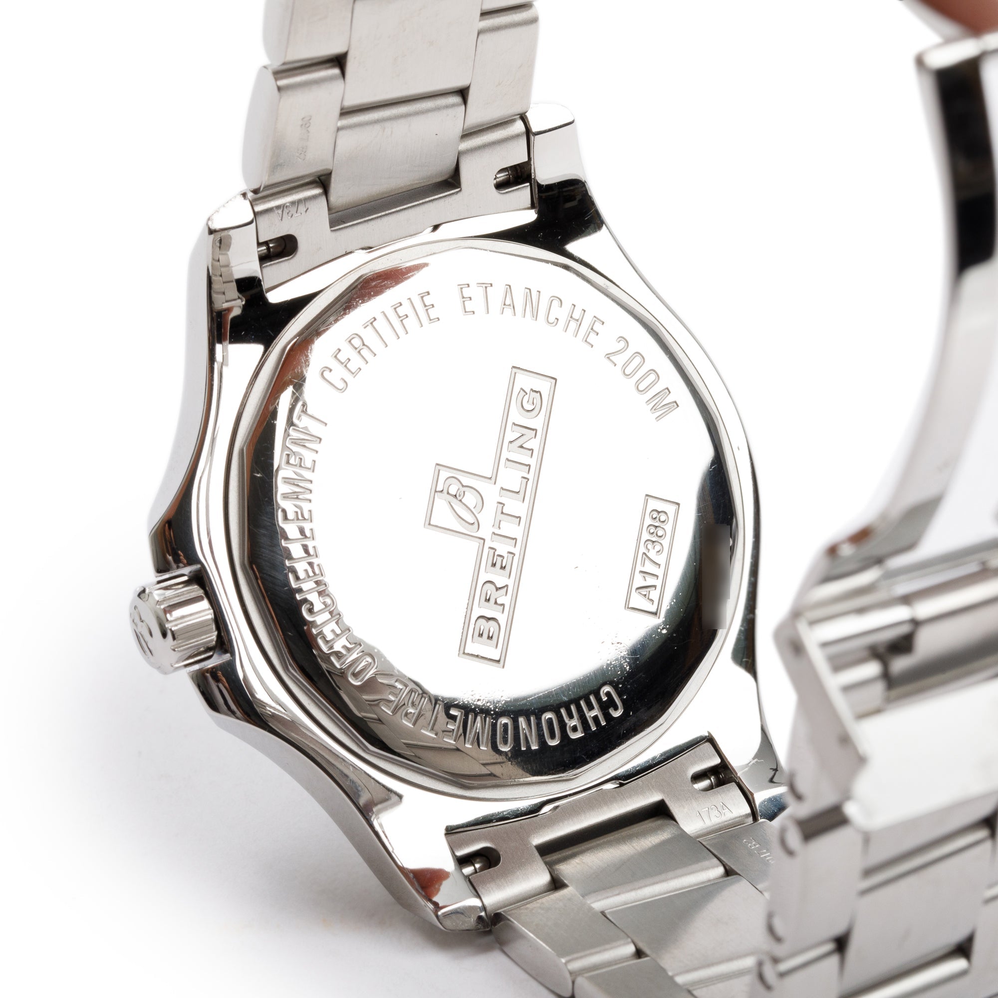 Breitling Stainless Steel Colt 44 MM Automatic Watch A17388 w/ Box & Papers