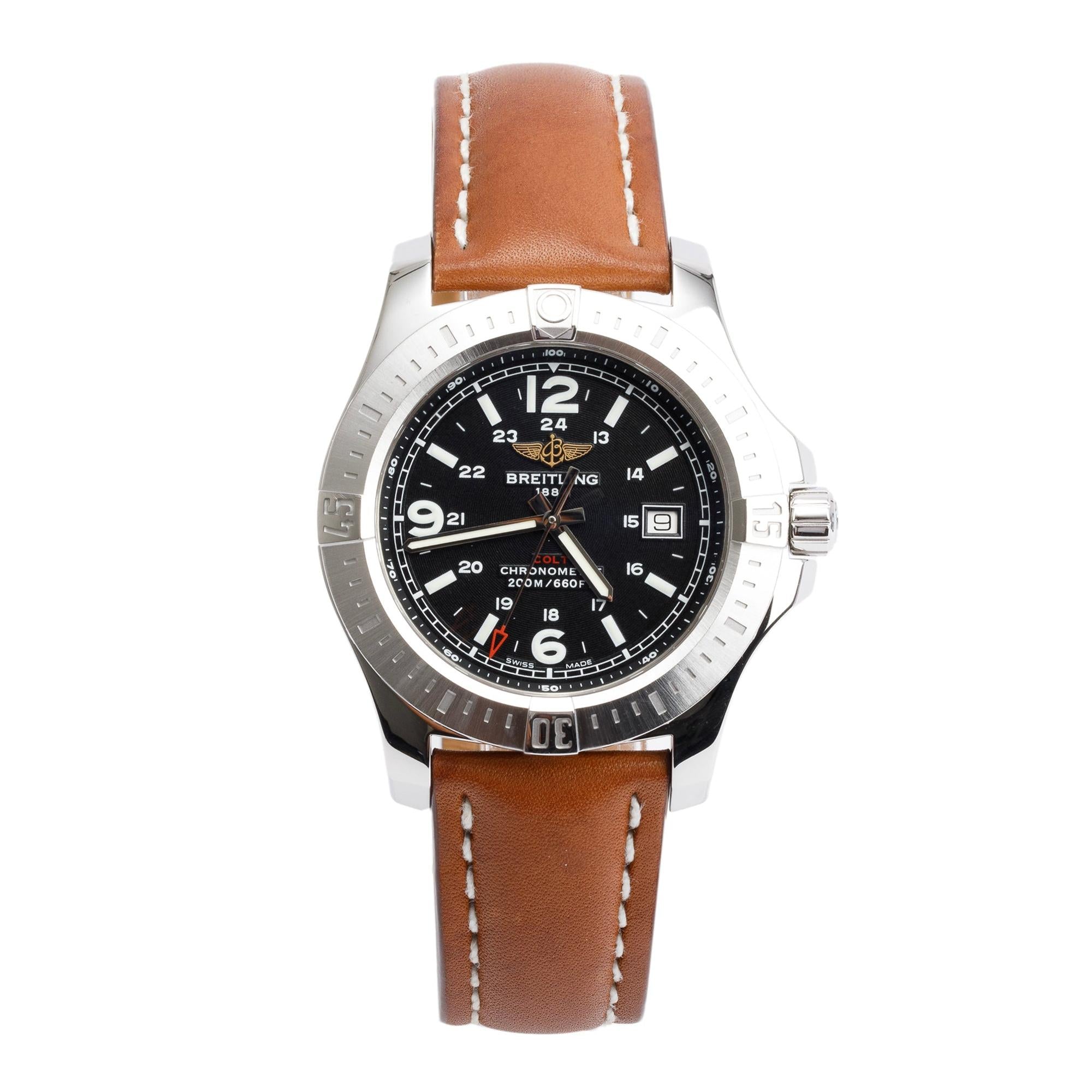 Breitling Stainless Steel Colt 44 MM Quartz Watch A74388