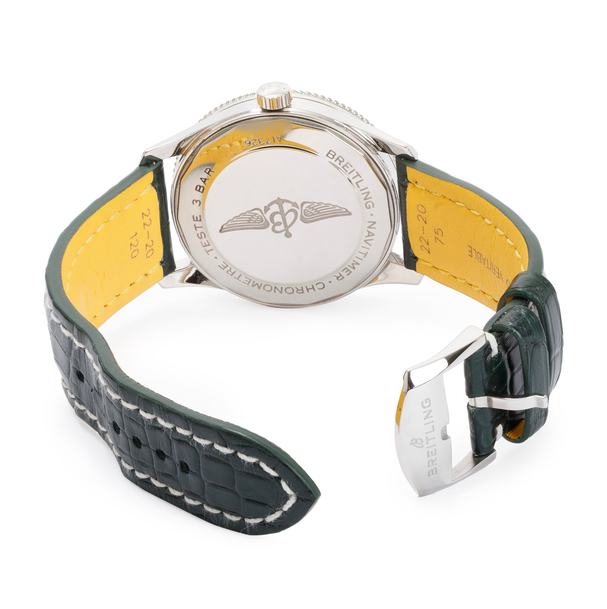 Breitling Stainless Steel Navitimer 41 MM Automatic Watch w/ Box