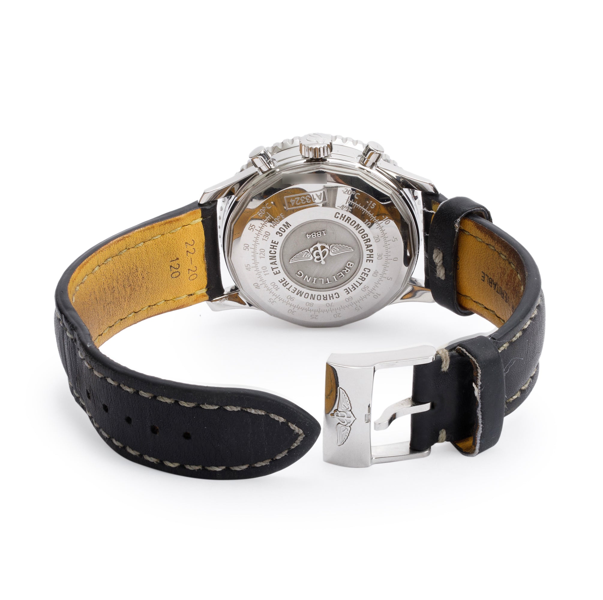 Breitling Stainless Steel Navitimer 41 MM Chronograph Automatic Watch w/ Box & Papers