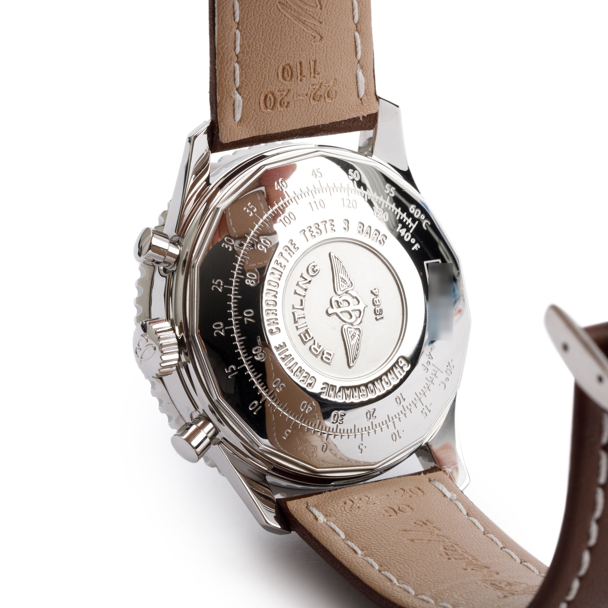 Breitling Stainless Steel Navitimer Chronograph 42 MM Automatic Watch A23322 w/ Box & Papers