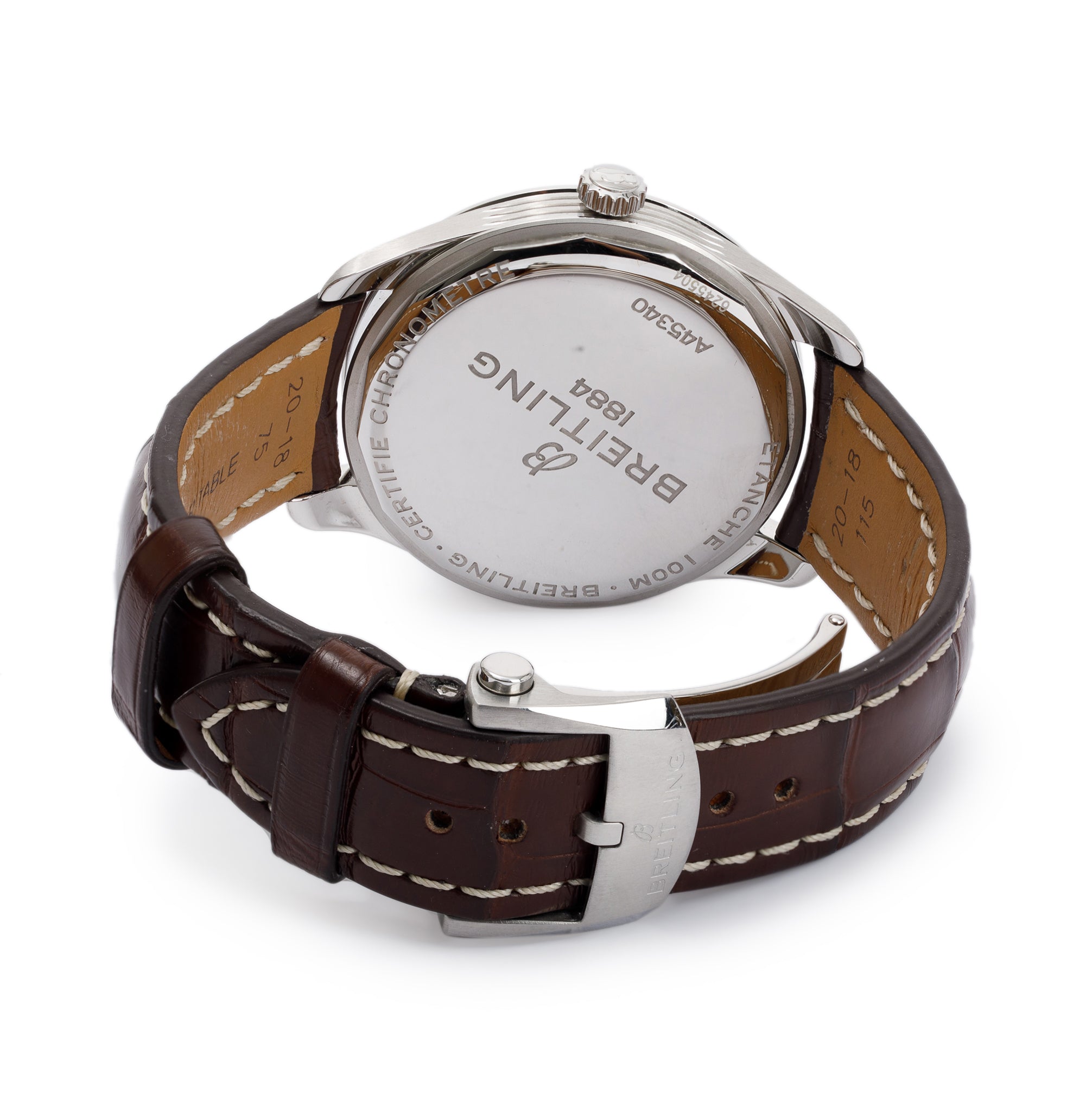 Breitling Stainless Steel Premier Day & Date 40 MM Auotomatic Watch w/ Box & Papers