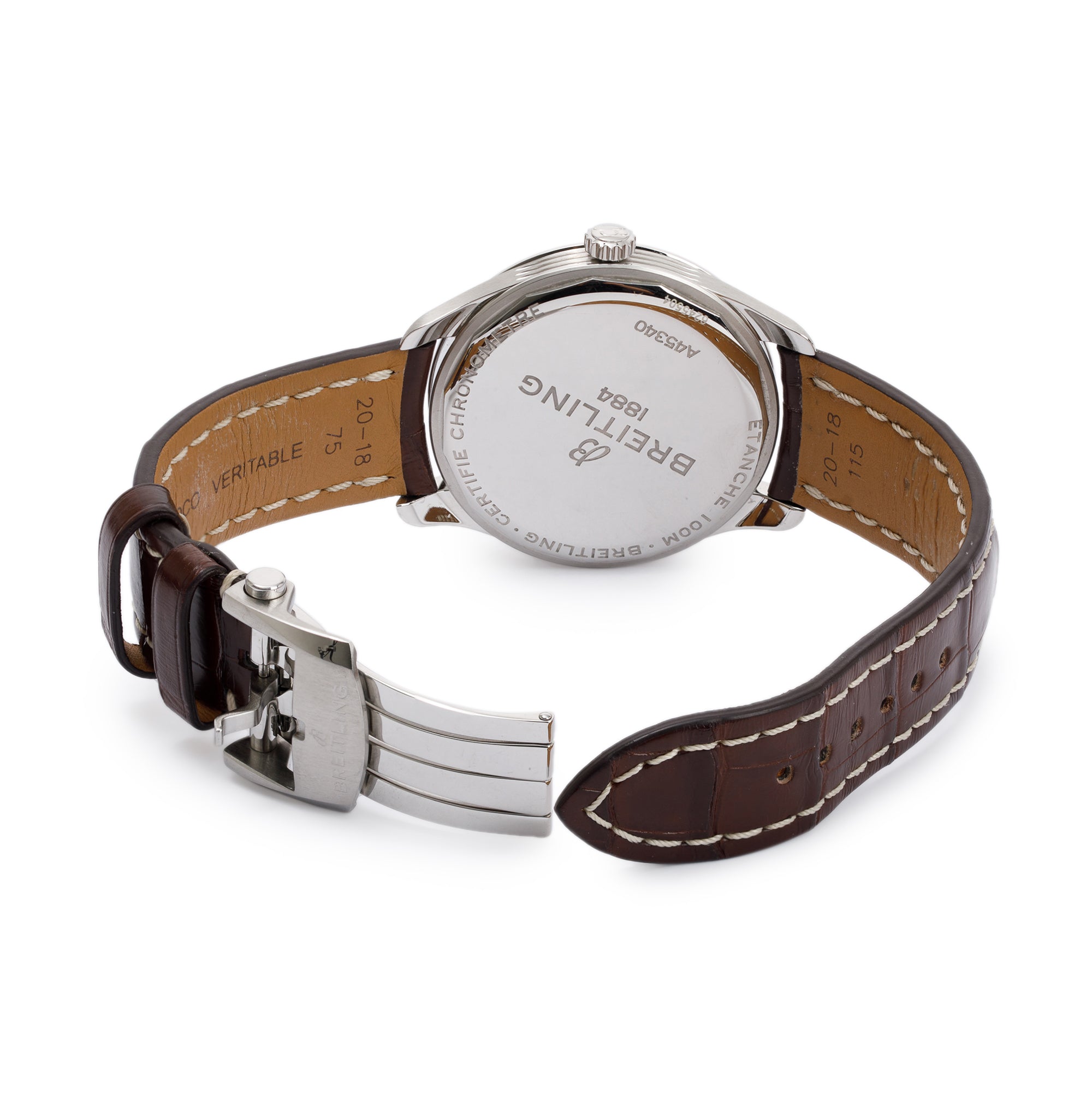 Breitling Stainless Steel Premier Day & Date 40 MM Auotomatic Watch w/ Box & Papers