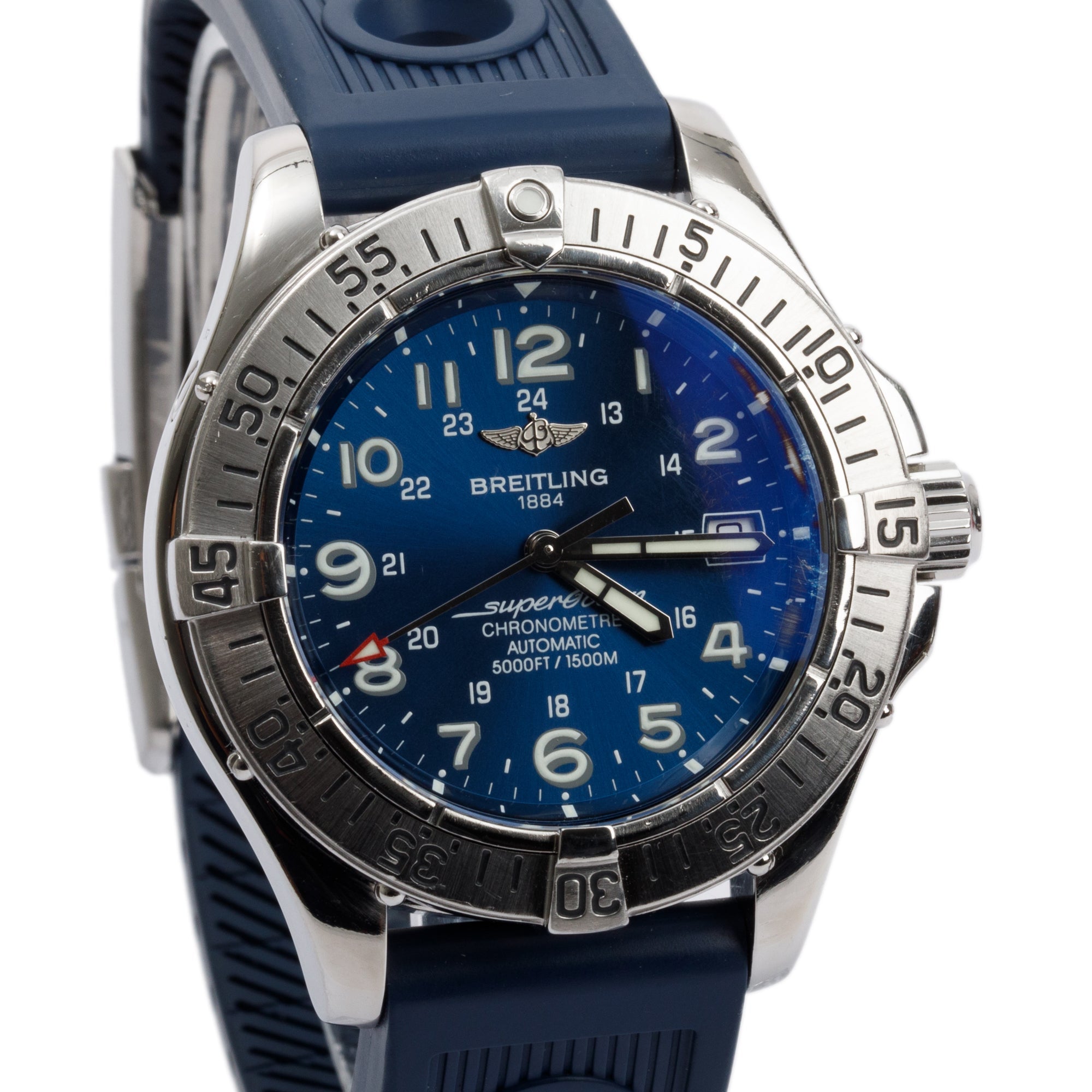 Breitling Stainless Steel Superocean 42 MM Automatic Watch